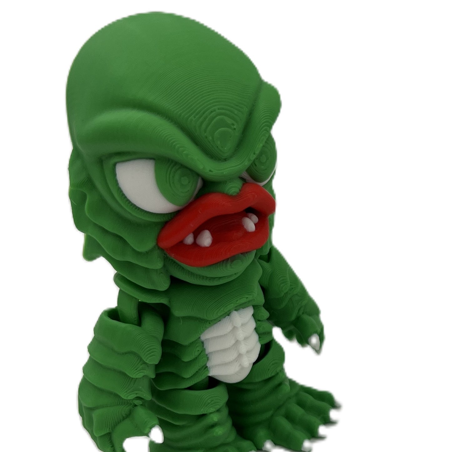 Halloween Fishman Mini – Monster Figurine (Articulated)