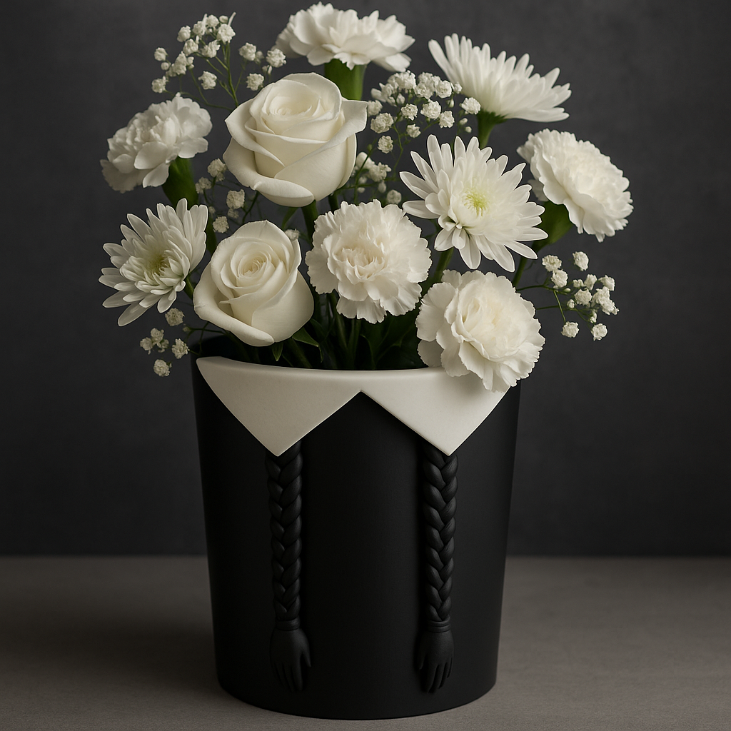 Spooky Wednesday Vase – Fan Art
