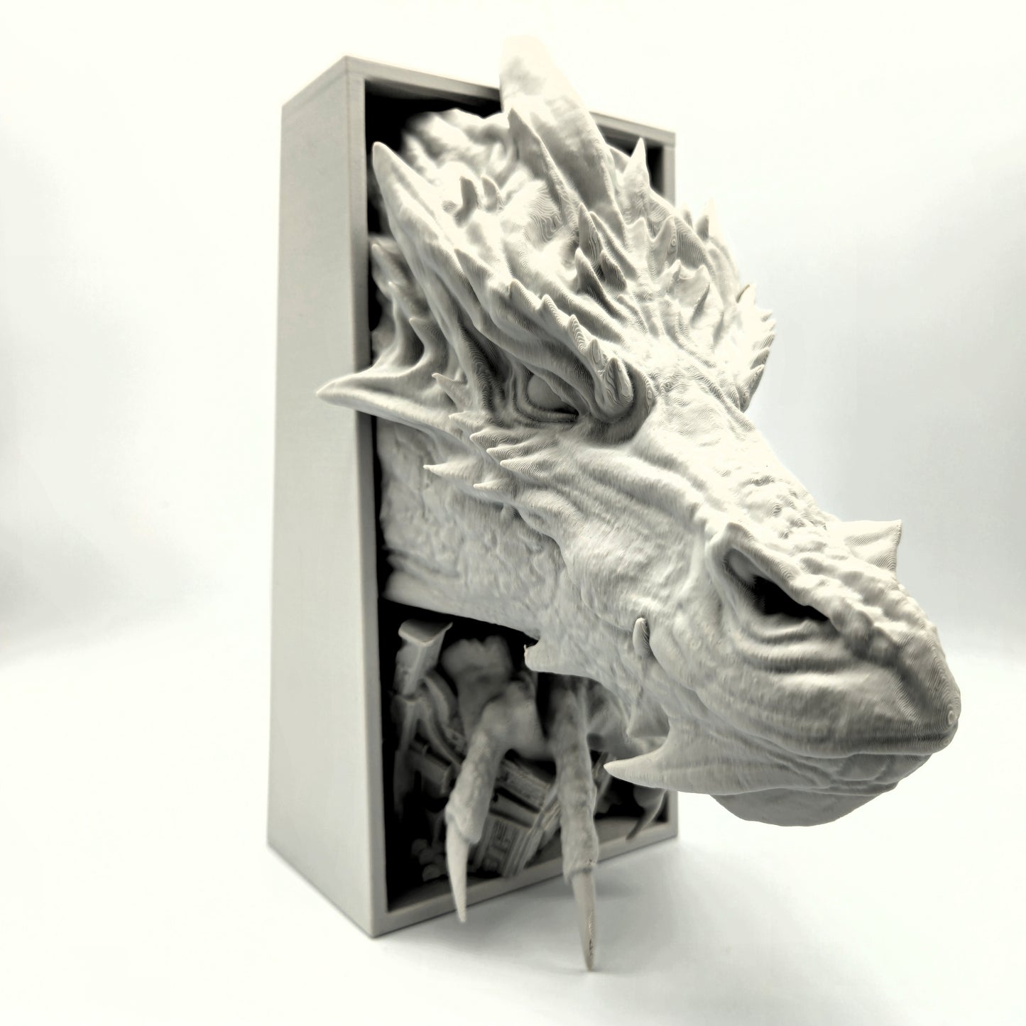Smaug Book Nook — Matte Light Ash Gray