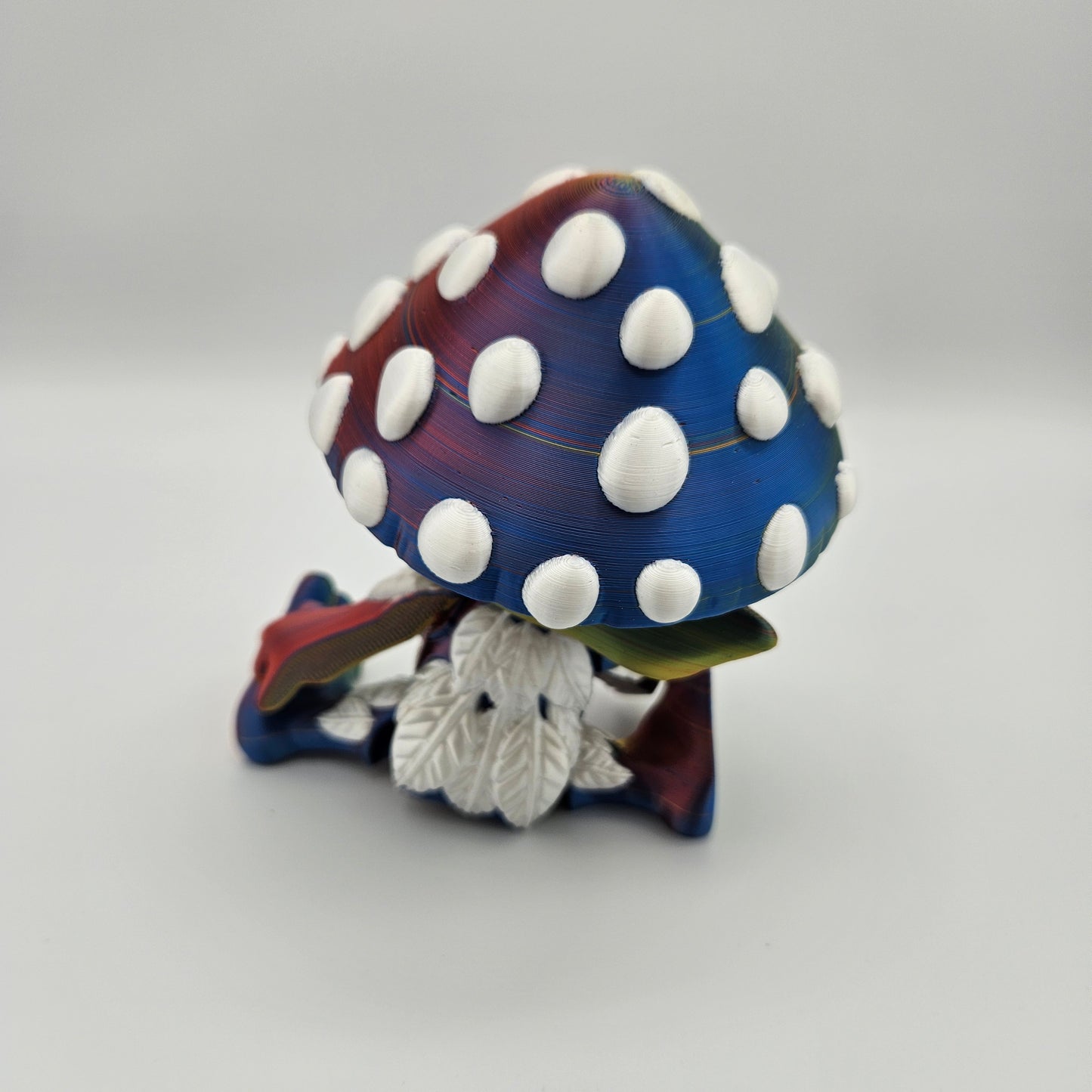 Mushroom Sprite Figurine — Silk Rainbow Description