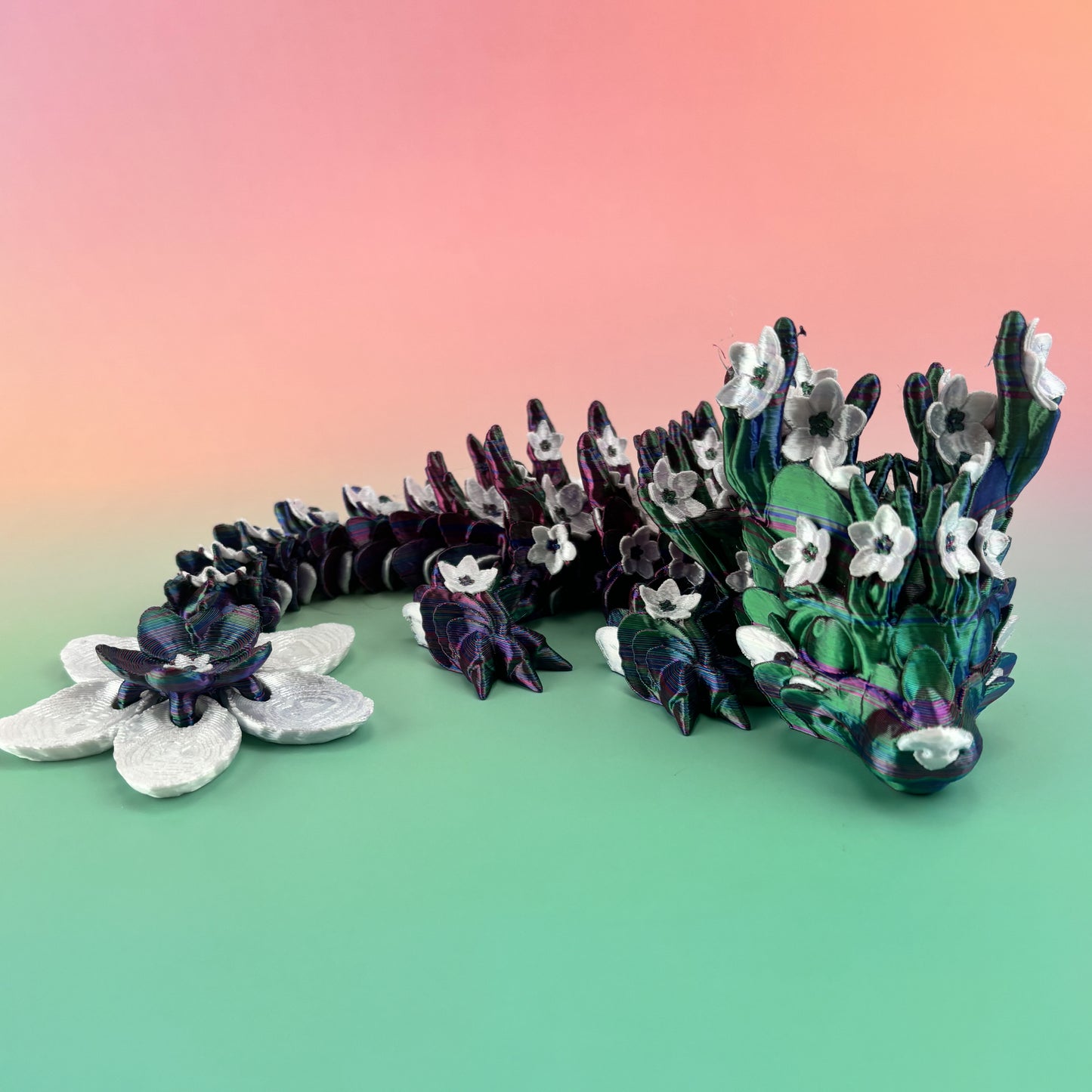 Baby Cherry Blossom Dragon Articulating 3D Printed Figure