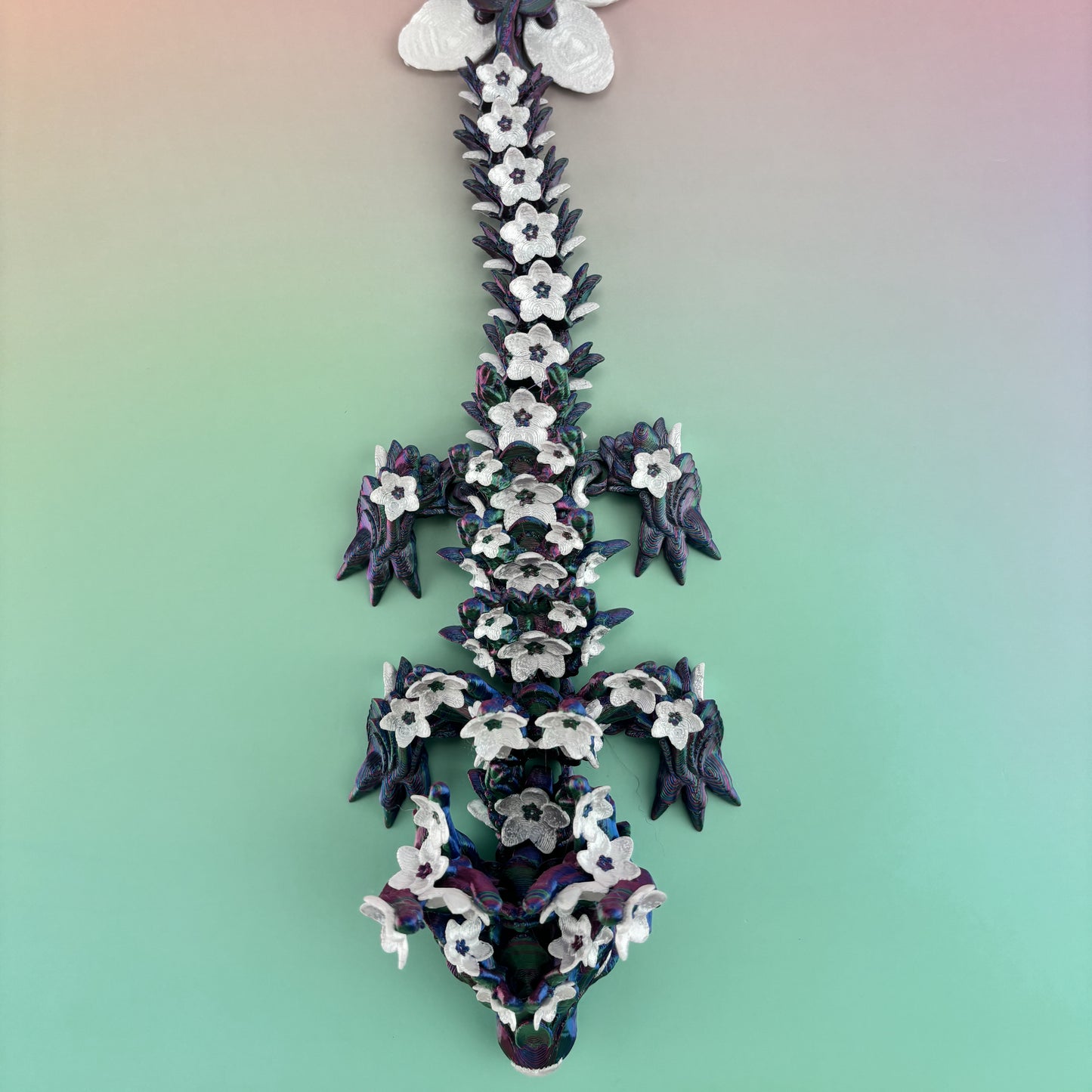 Baby Cherry Blossom Dragon Articulating 3D Printed Figure