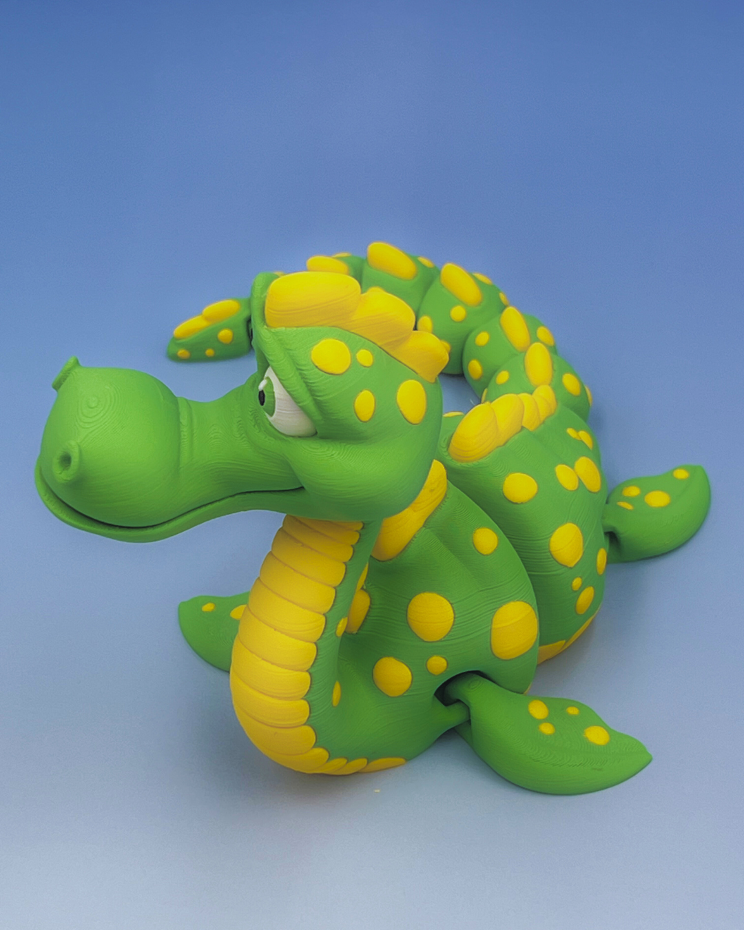 Loch Ness Monster Figurine – Articulated 3D Printed