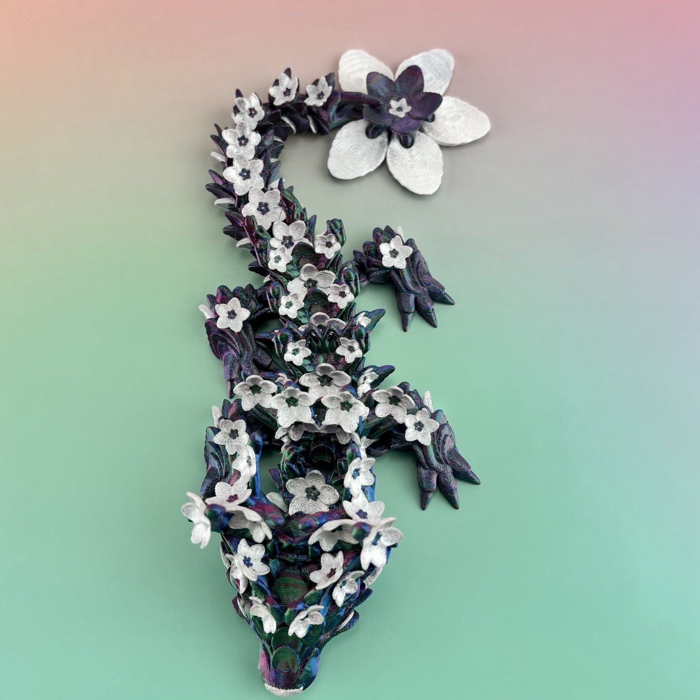 Baby Cherry Blossom Dragon Articulating 3D Printed Figure