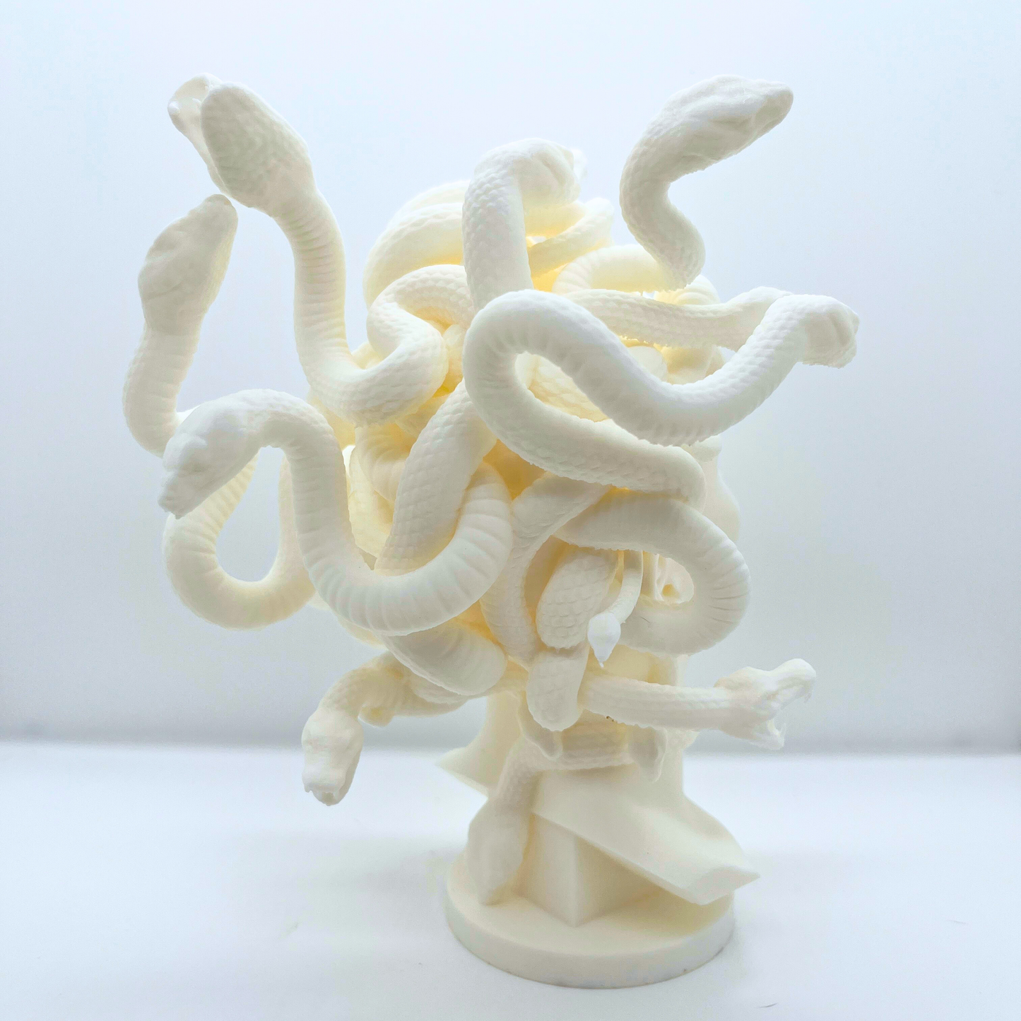 Medusa Sculpture Bust — Matte White or Black