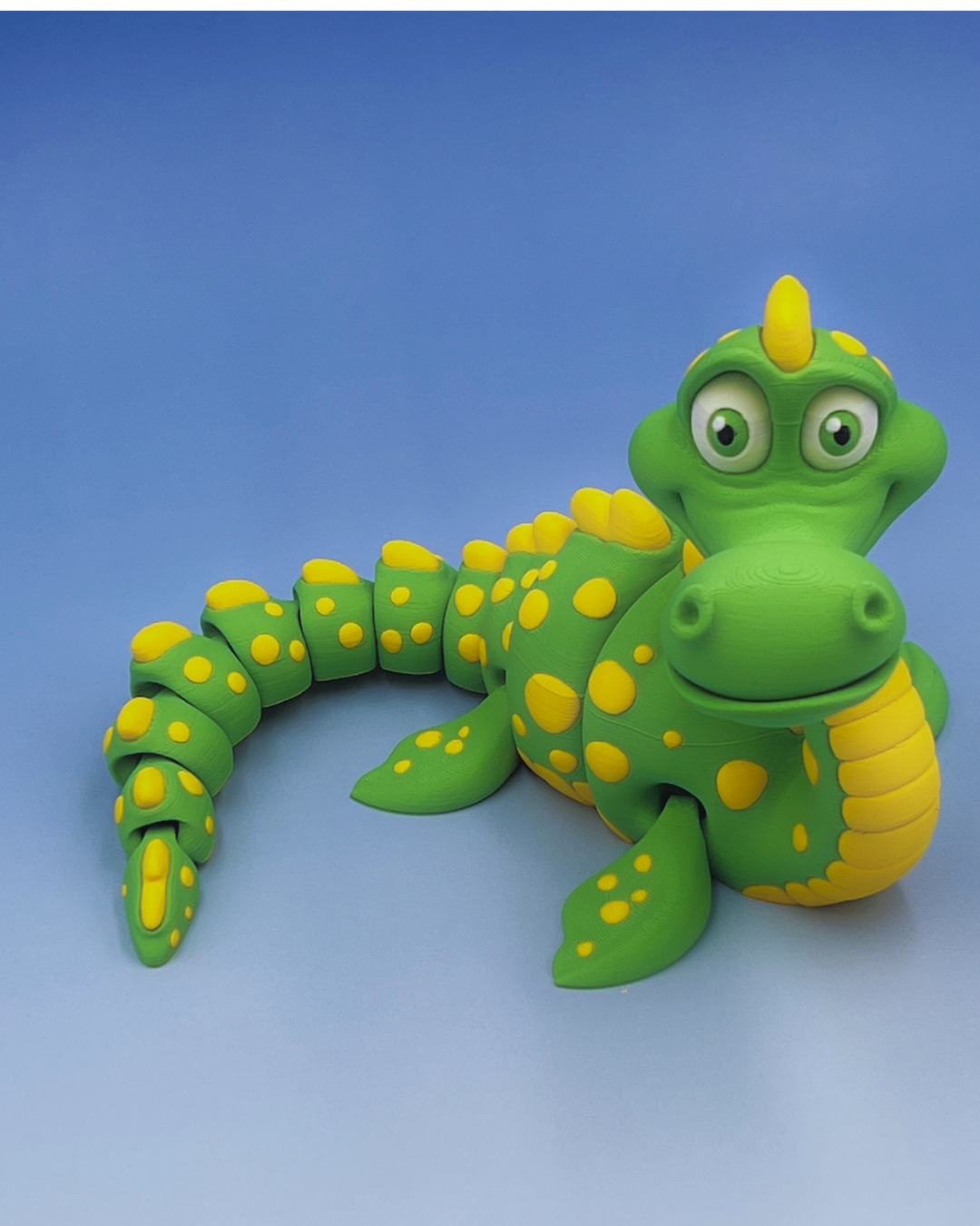 Loch Ness Monster Figurine – Articulated 3D Printed
