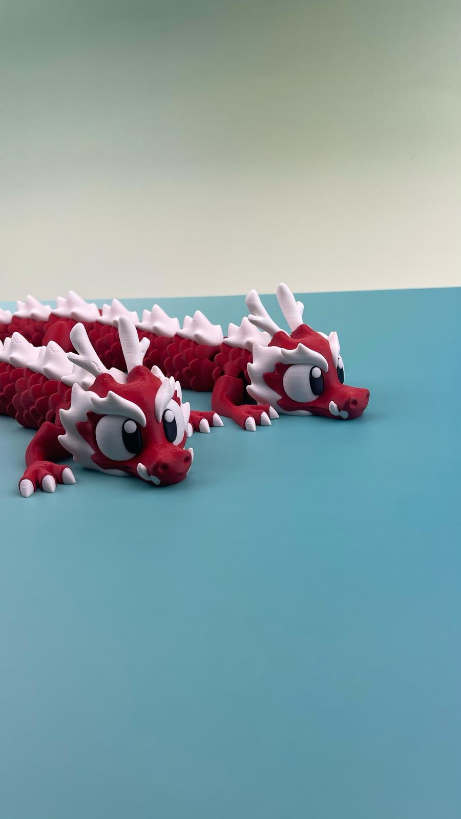 18.5" Cute Dragon Articulated – Flexible & Fantasy