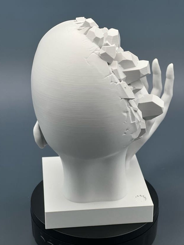 Shattered Serenity Sculpture