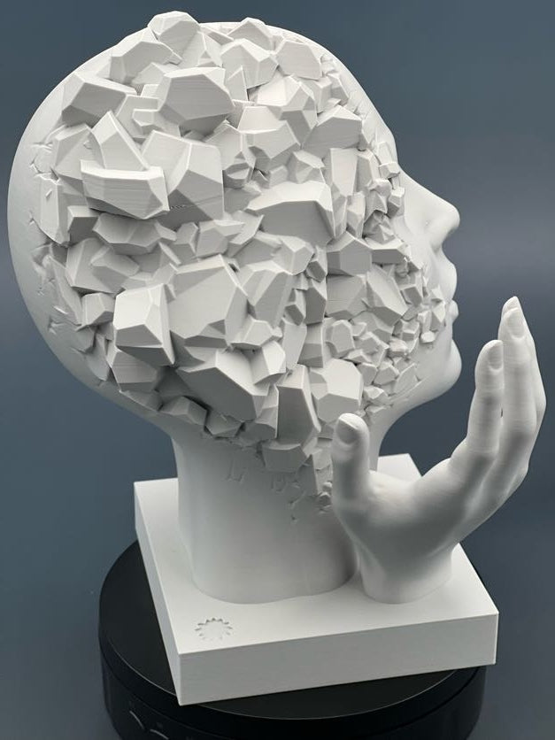 Shattered Serenity Sculpture