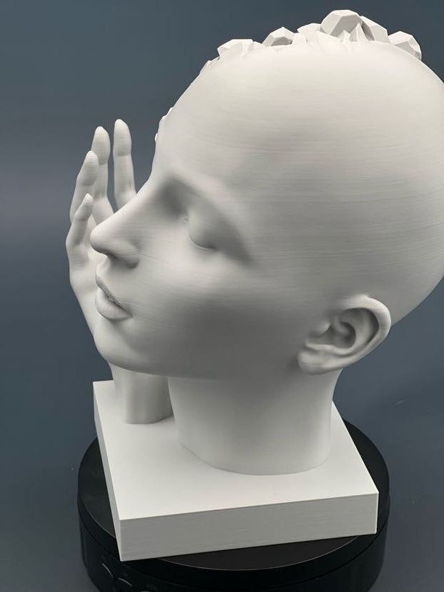 Shattered Serenity Sculpture