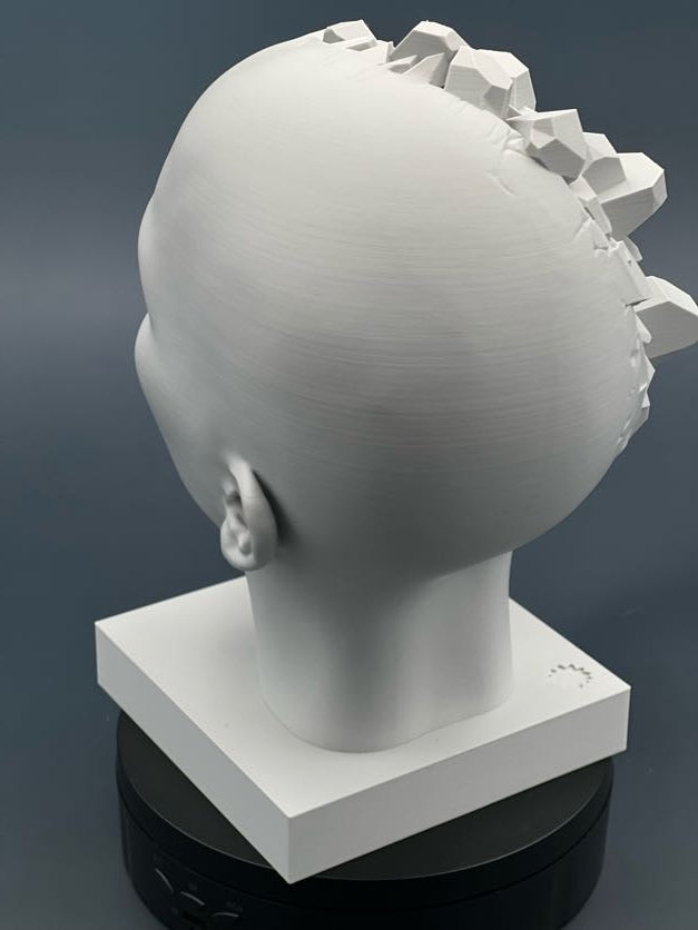 Shattered Serenity Sculpture