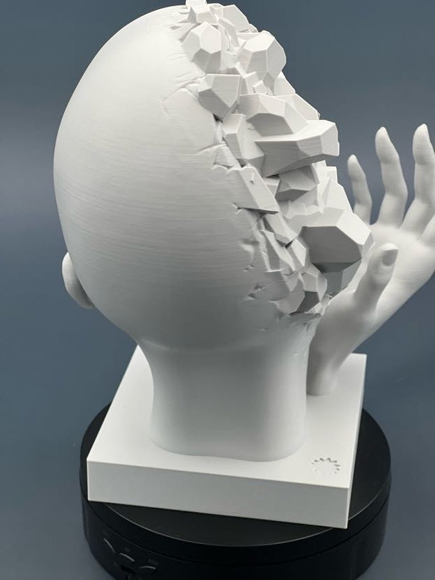 Shattered Serenity Sculpture