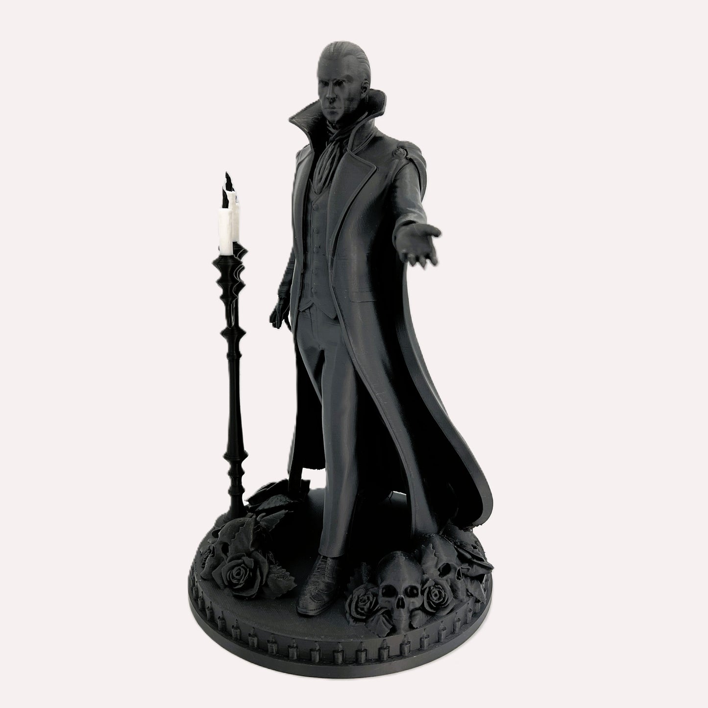 Dracula Statue – Matte Charcoal Black