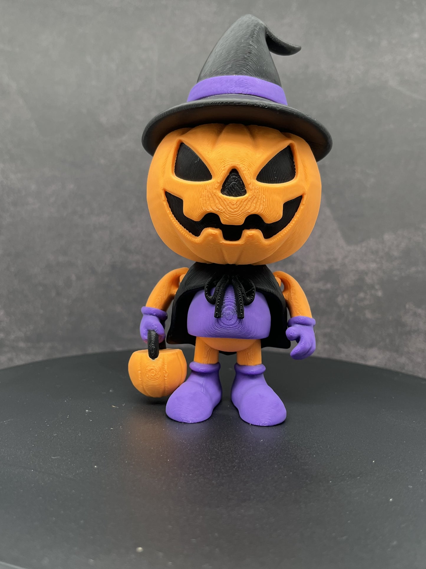 Pumpkin Trickster – Halloween Figurine (VeggieBites3D)