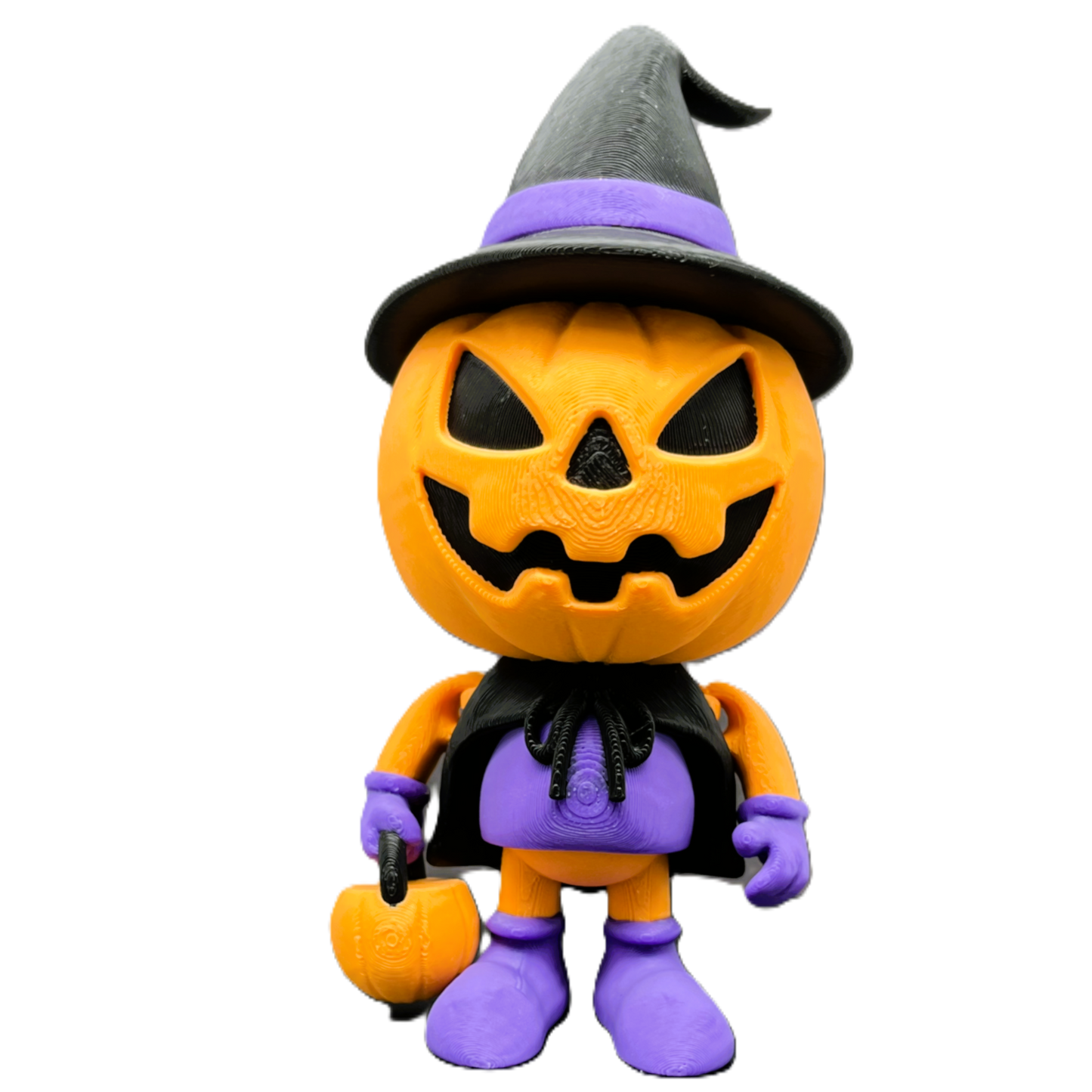 Pumpkin Trickster – Halloween Figurine (VeggieBites3D)