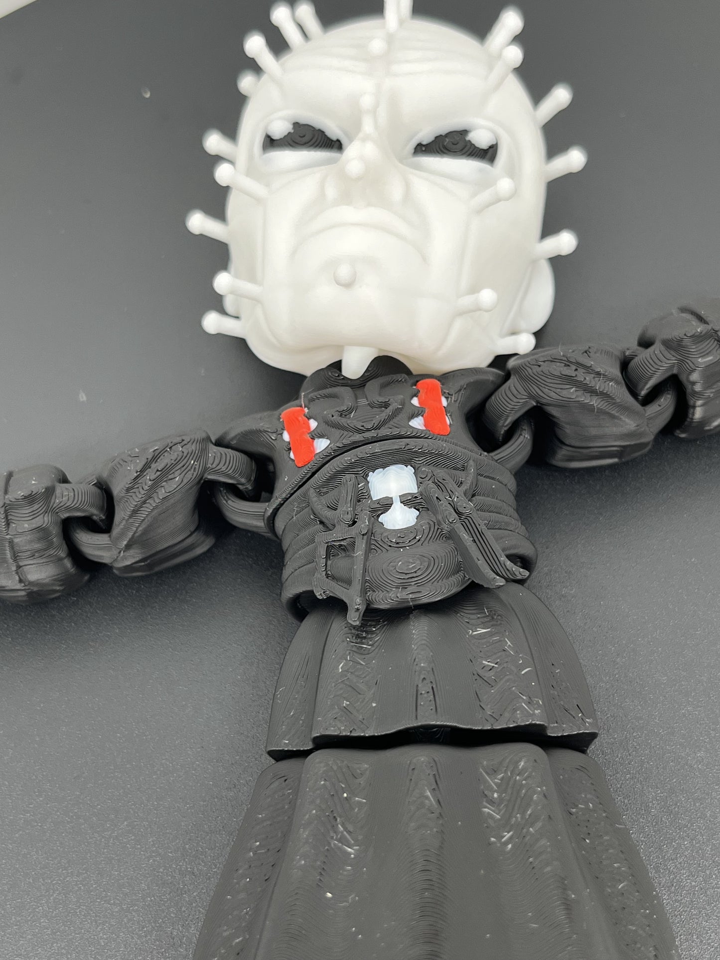 Pinhead Horror Fan Art Figurine – Flexible Joints Halloween Collectible