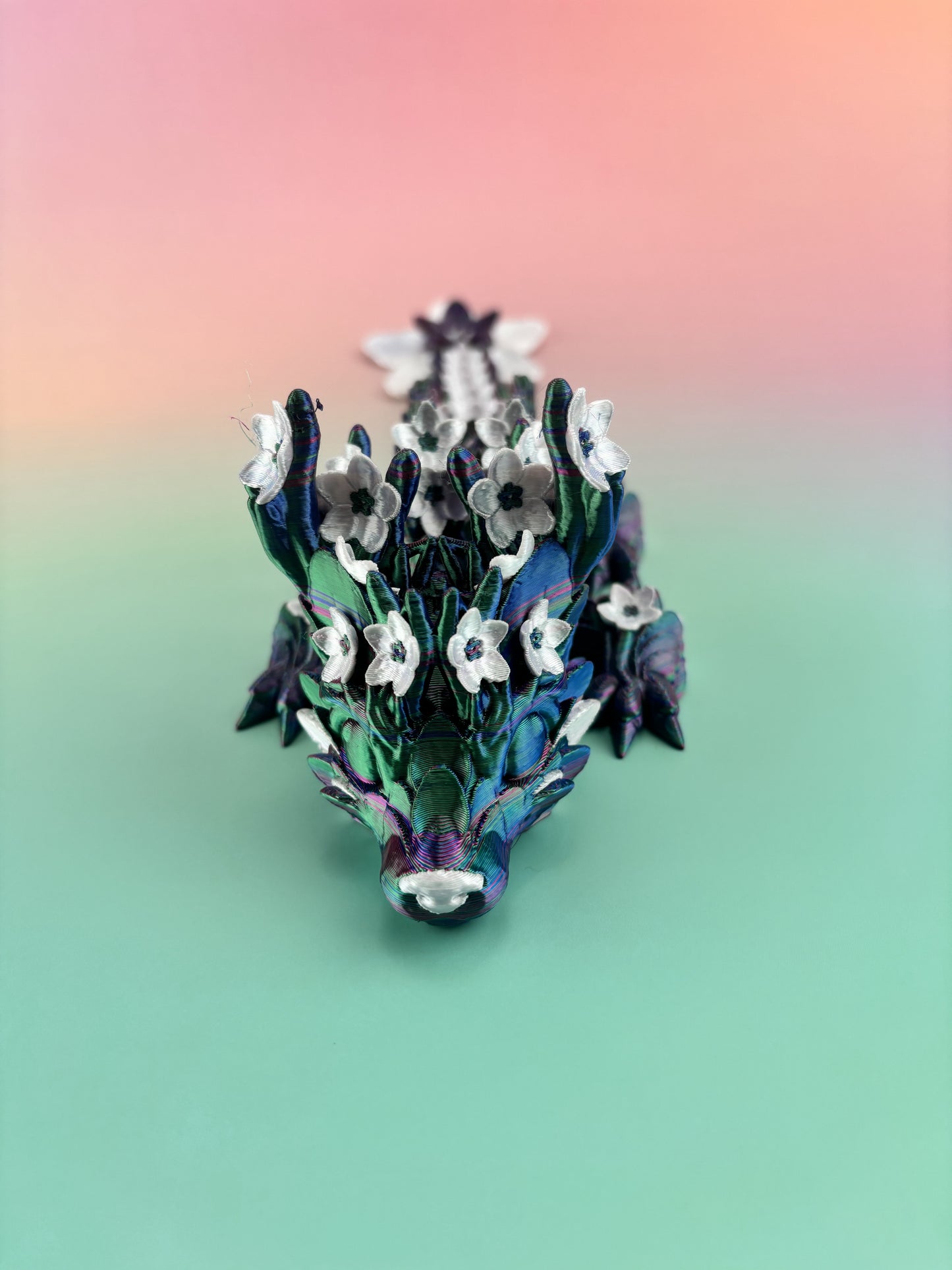 Baby Cherry Blossom Dragon Articulating 3D Printed Figure
