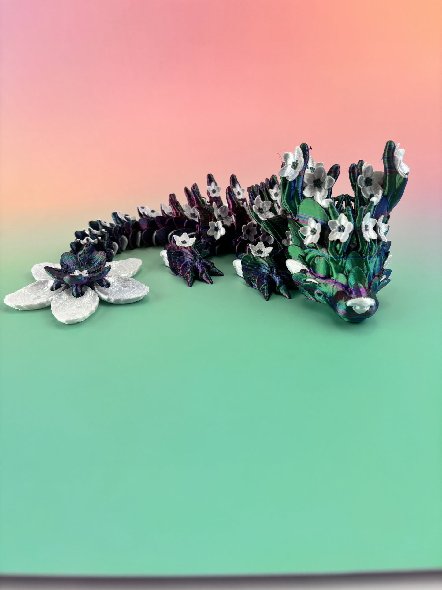 Baby Cherry Blossom Dragon Articulating 3D Printed Figure