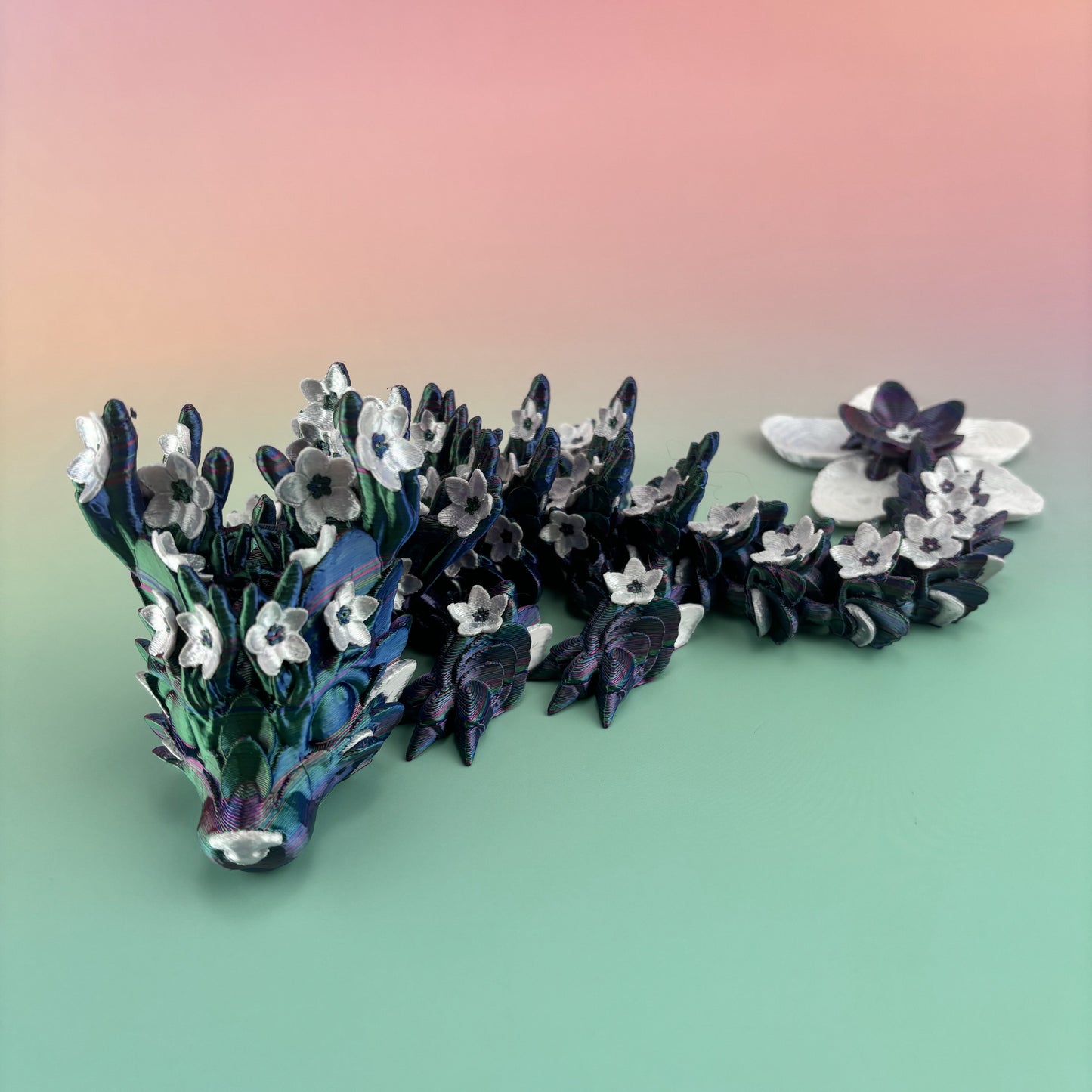 Baby Cherry Blossom Dragon Articulating 3D Printed Figure