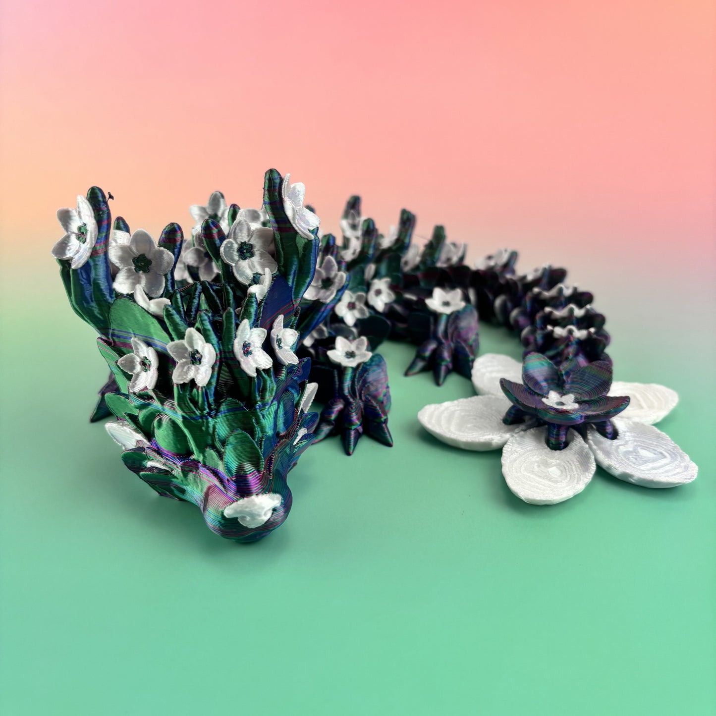 Baby Cherry Blossom Dragon Articulating 3D Printed Figure