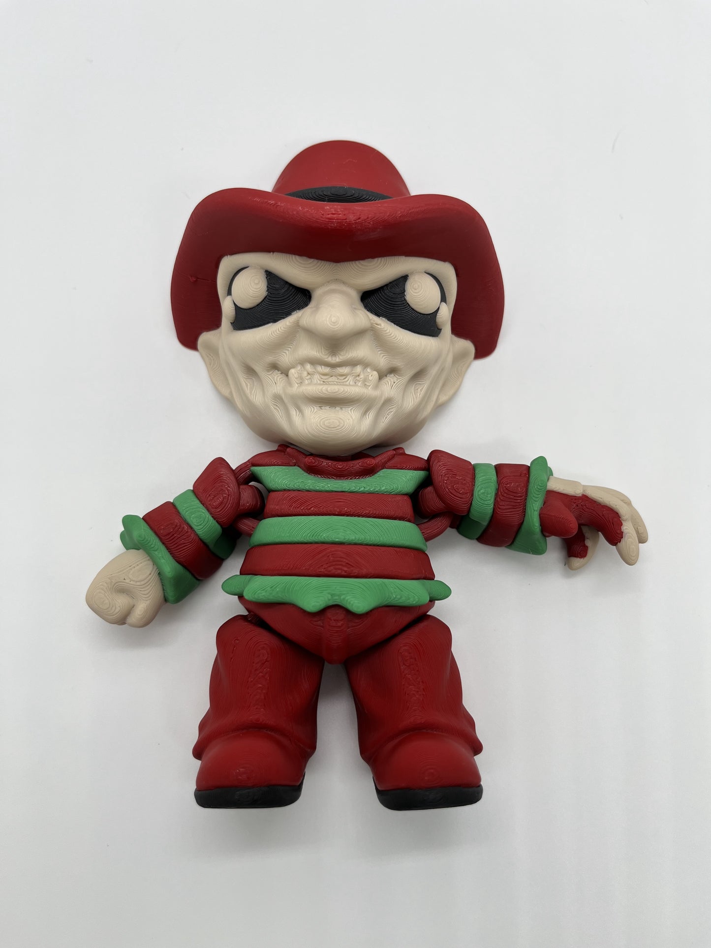 3D Printed Freddy-Inspired Horror Fan Art Figurine | 5.5" Collectible Display Model
