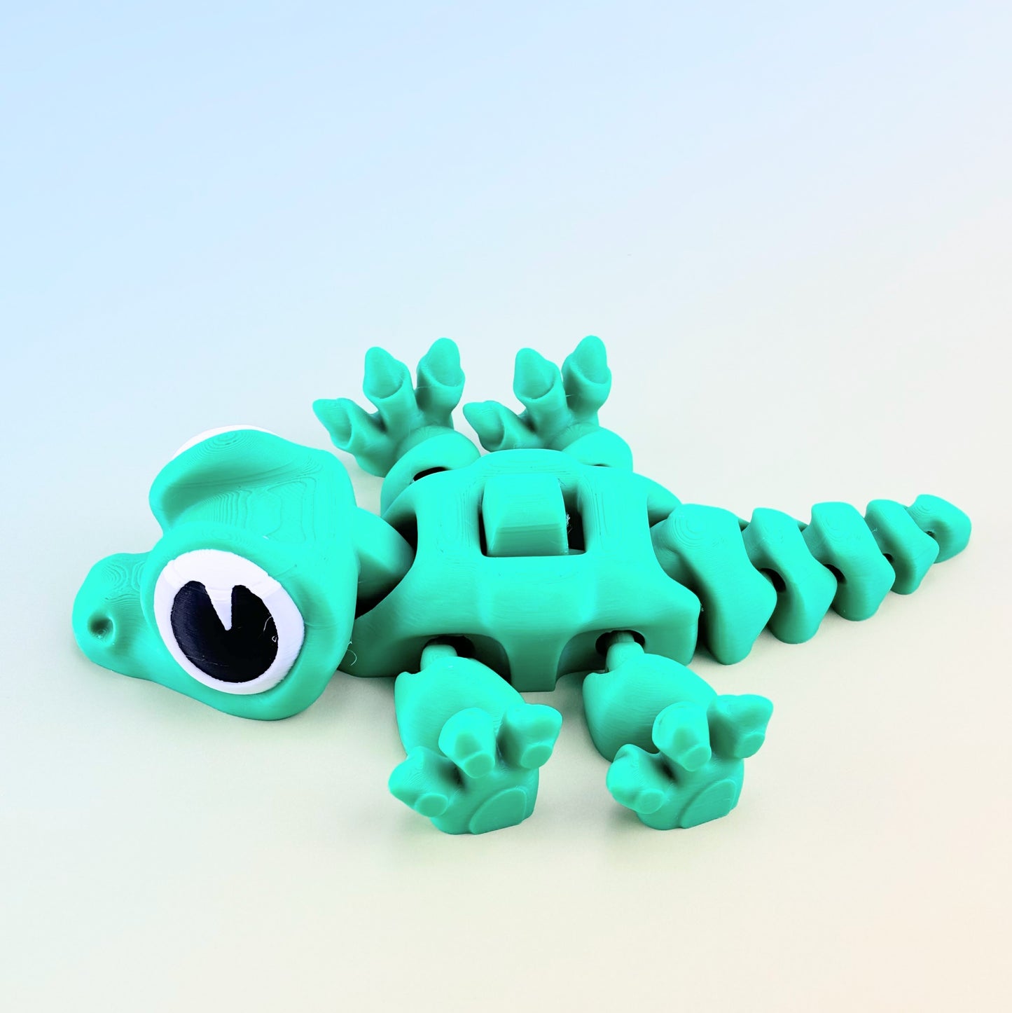 Unique Crocodile Figurine - Fun Press Mechanism