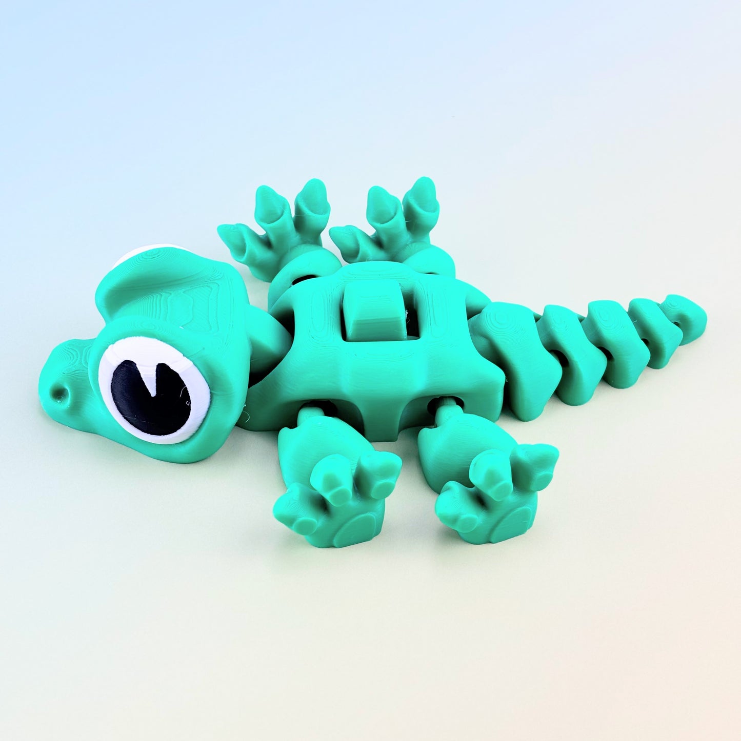 Unique Crocodile Figurine - Fun Press Mechanism