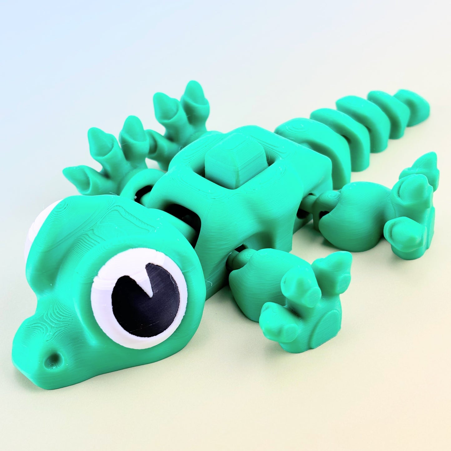 Unique Crocodile Figurine - Fun Press Mechanism