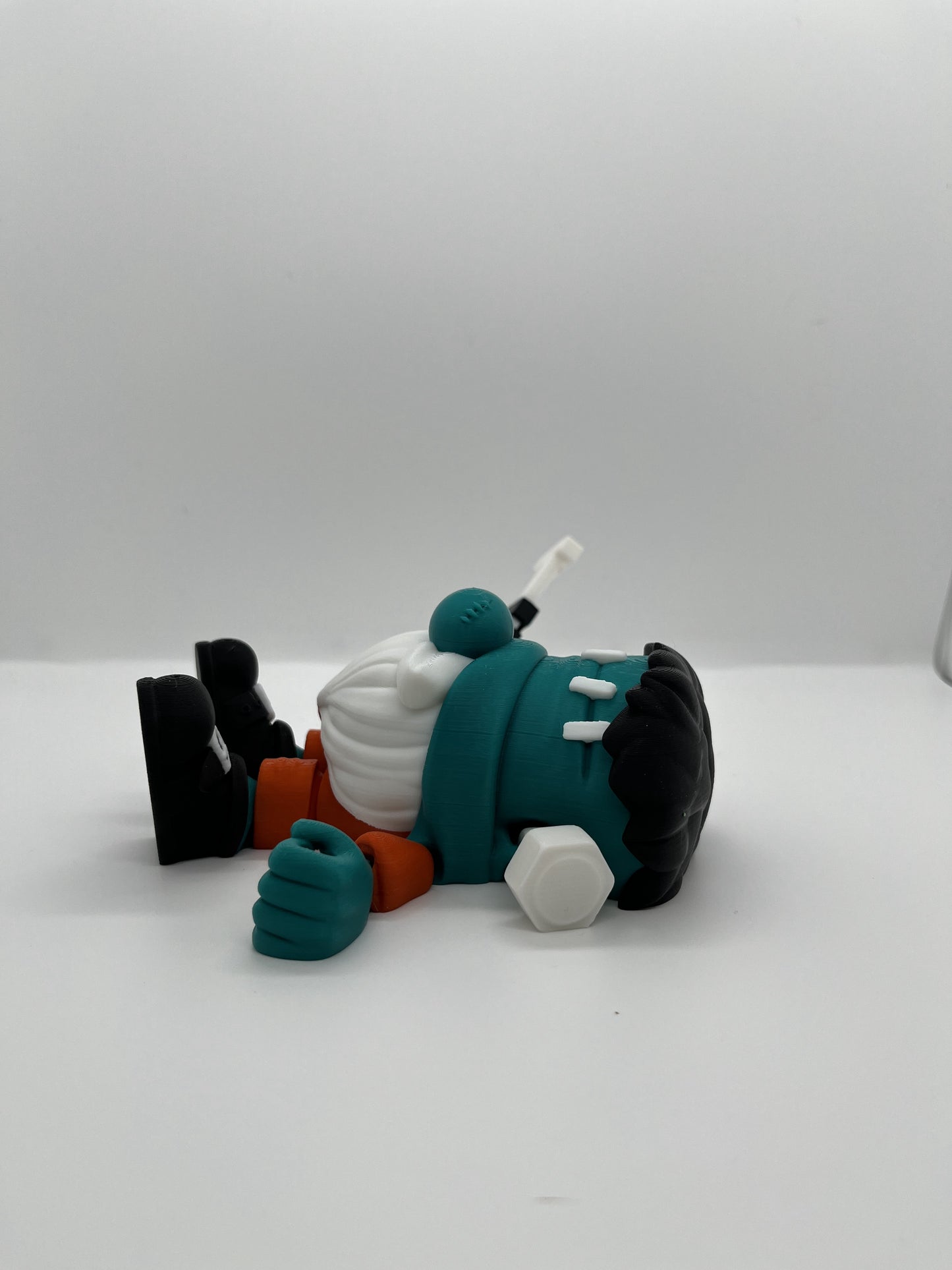 š Frankenstein Gnome Figurine with Wrench ā Halloween Fan Art