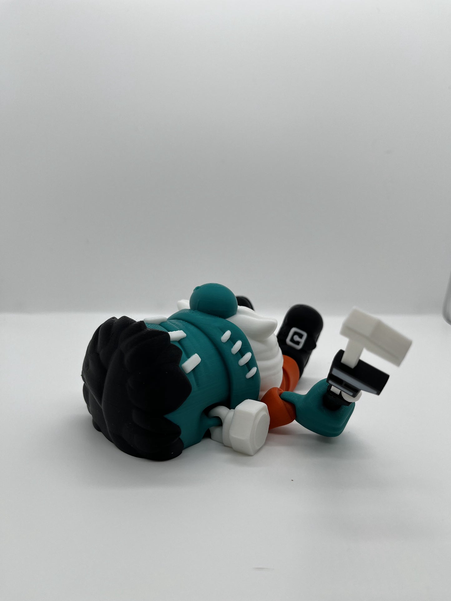 š Frankenstein Gnome Figurine with Wrench ā Halloween Fan Art