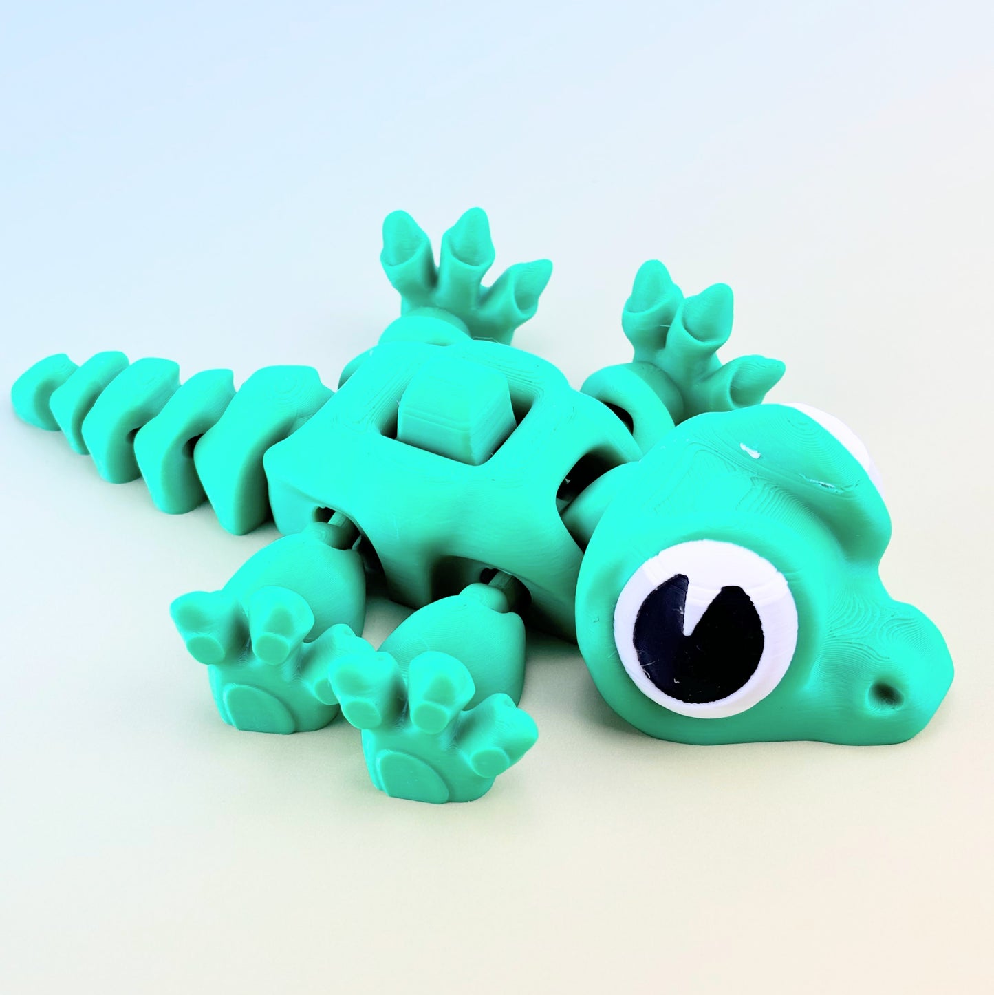 Unique Crocodile Figurine - Fun Press Mechanism