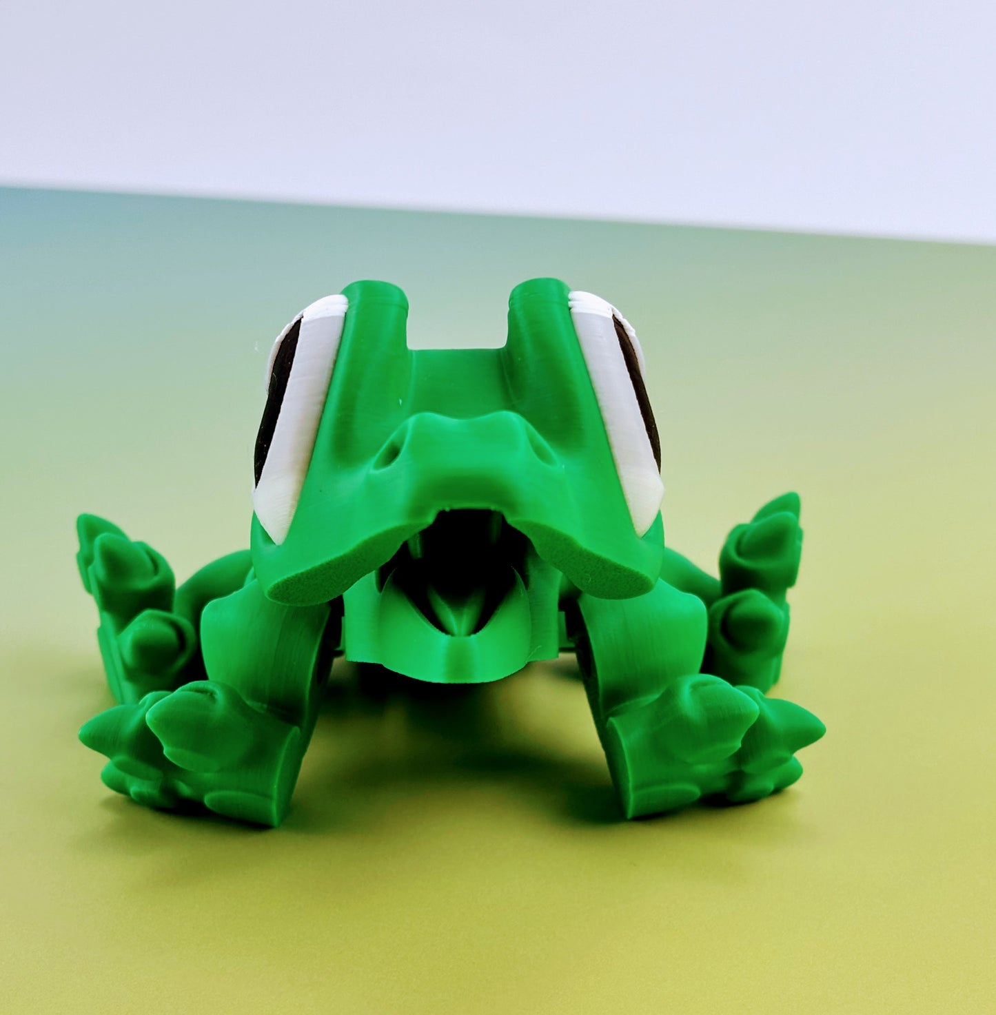 Unique Crocodile Figurine - Fun Press Mechanism
