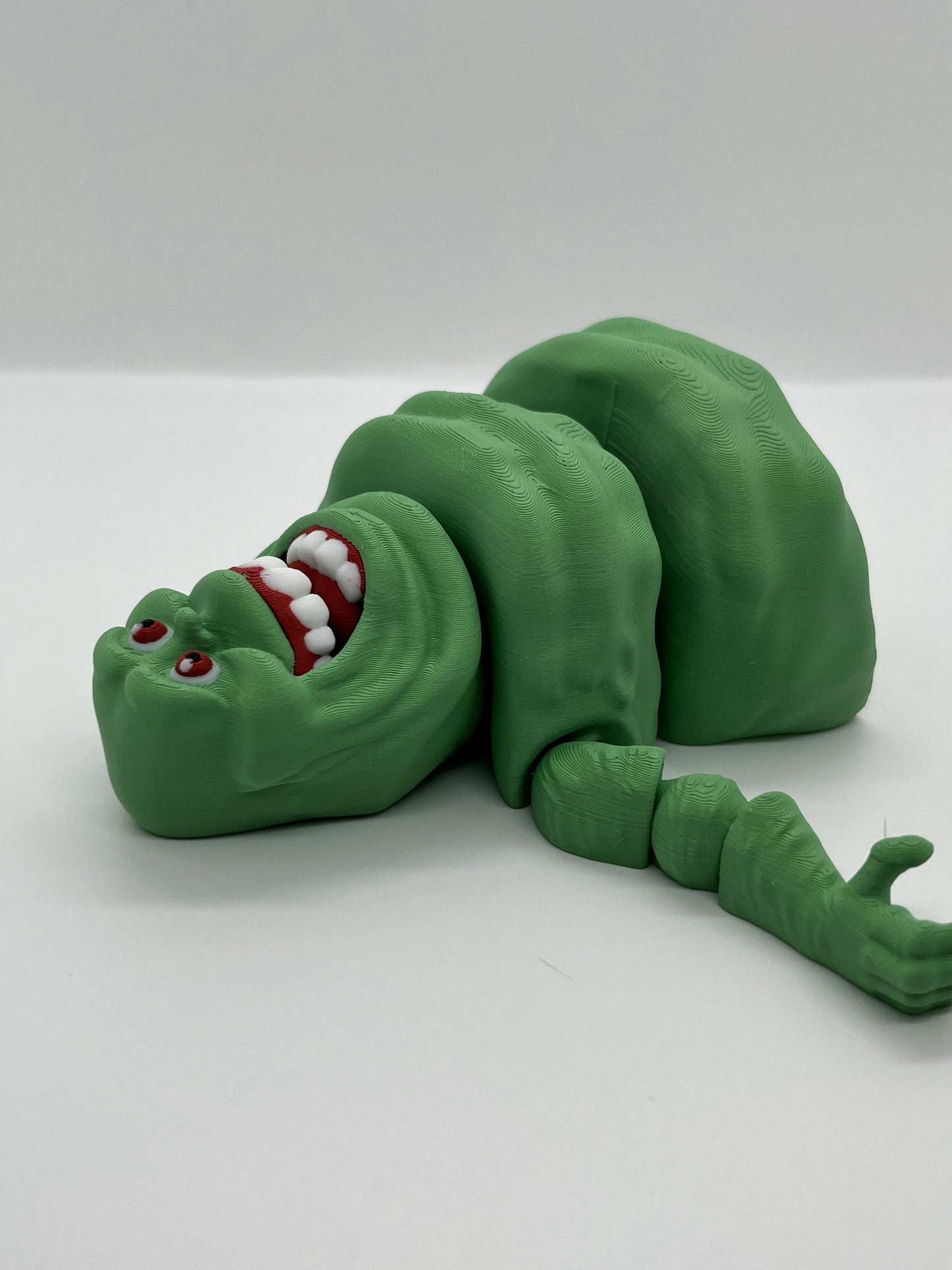 Slimer-Inspired Ghost Figurine | Flexi Town Designer Fan Art