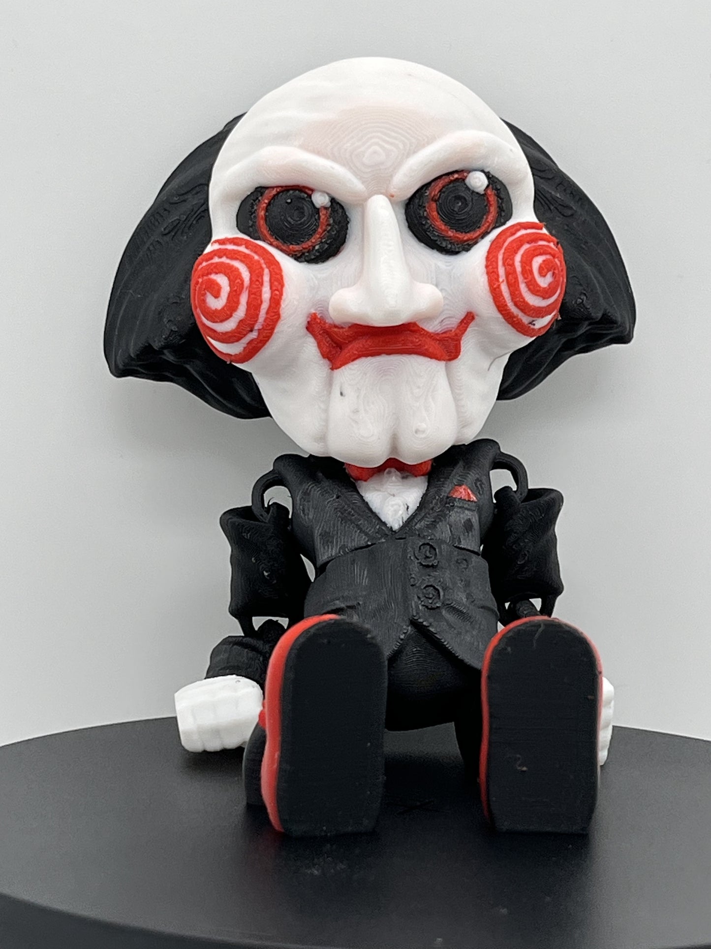 Puppet Saw Figurine – Horror Fan Art Collectible | Flexible Joints