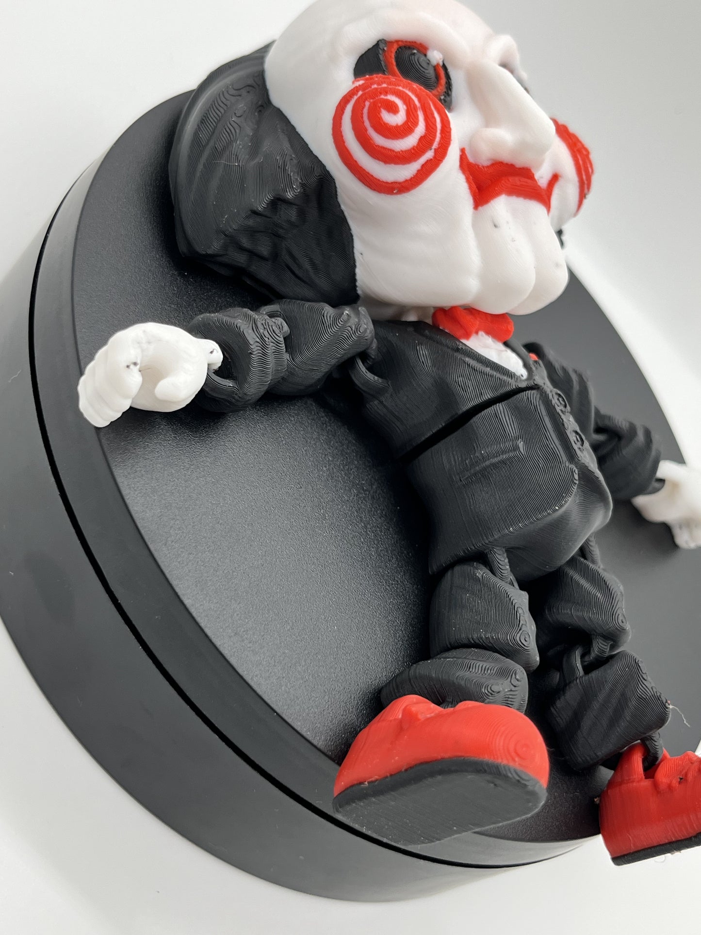 Puppet Saw Figurine – Horror Fan Art Collectible | Flexible Joints