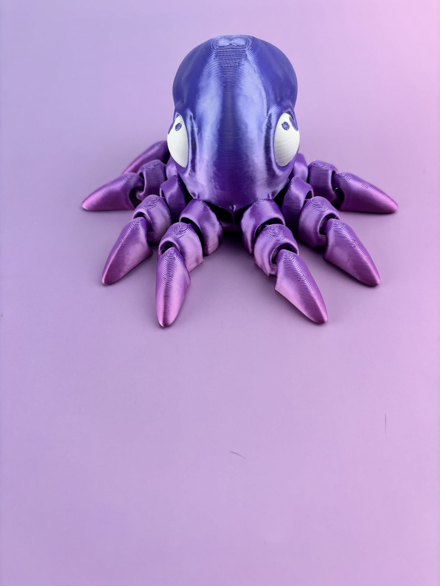 Tiny Octopus Articulating 3D Printed Design | Fun Fidget Toy for Stress Relief