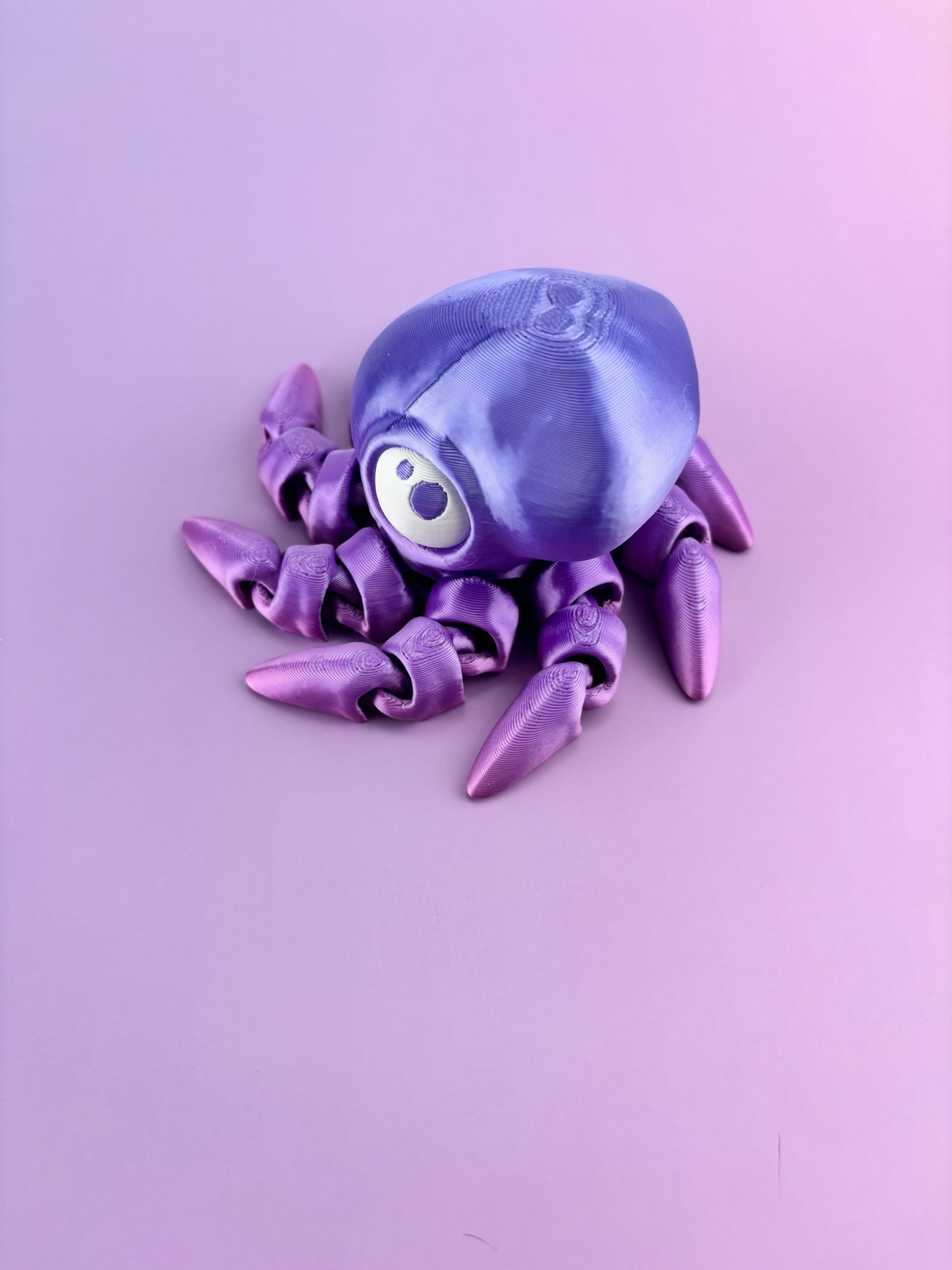 Tiny Octopus Articulating 3D Printed Design | Fun Fidget Toy for Stress Relief