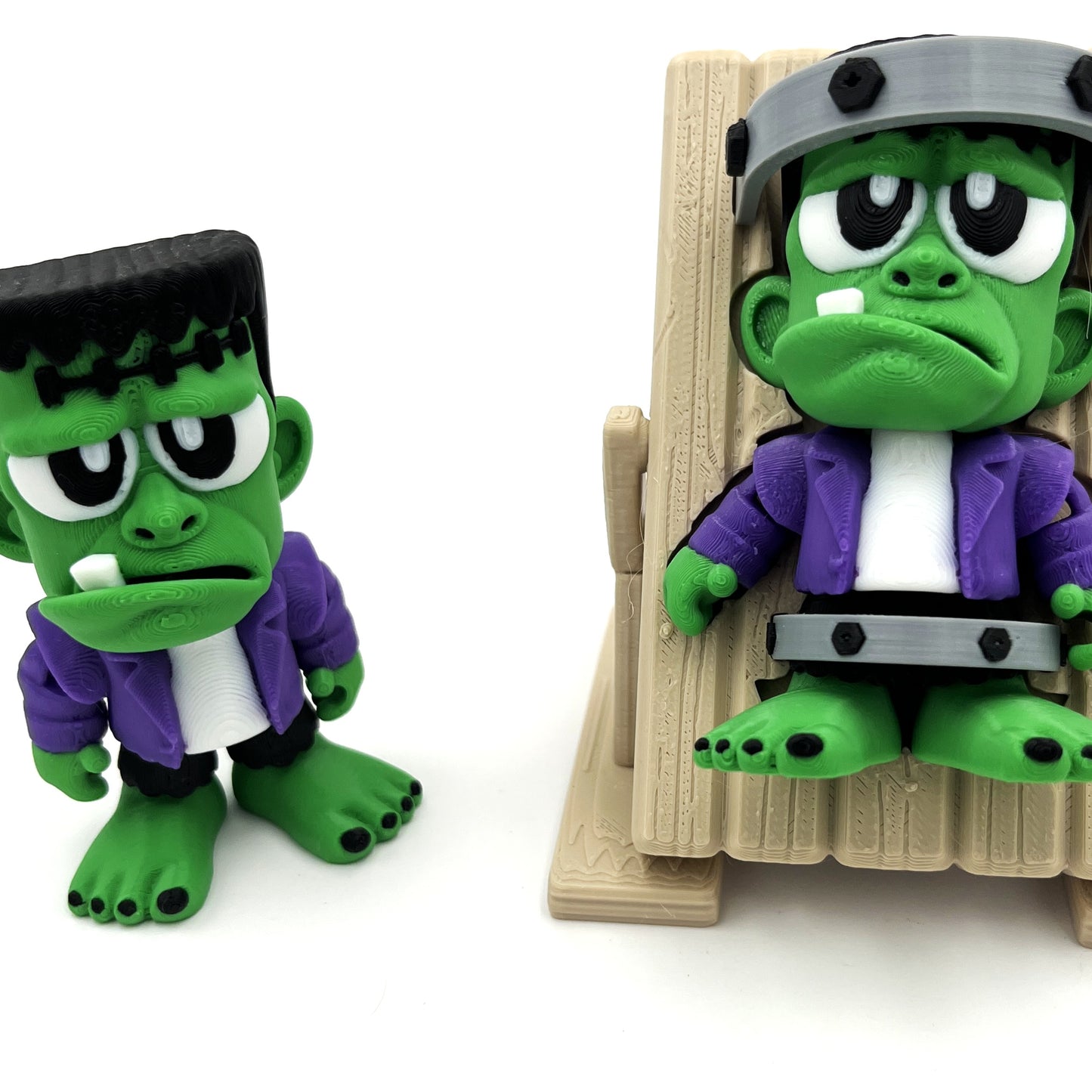 Cute Frankenstein with Lab Table Diorama – Creepy-Cute Desk Display