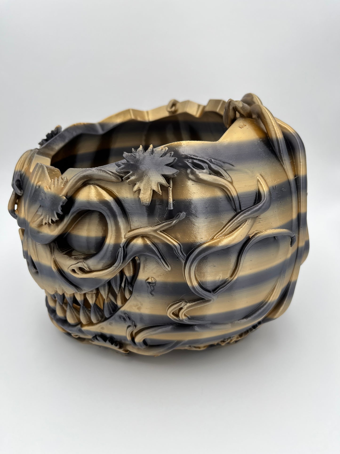 Grinning Pumpkin Candy Bowl – Halloween Tabletop Candy Holder