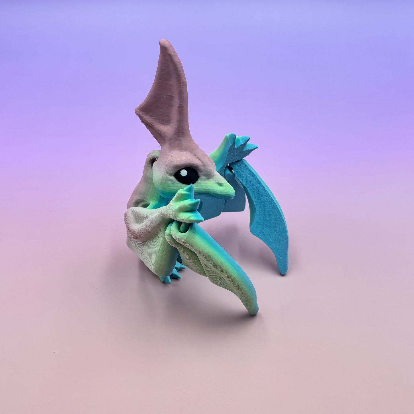 Cinderwing Articulated Nyctosaurus – 3D Printed Poseable Prehistoric Flying Reptile Toy
