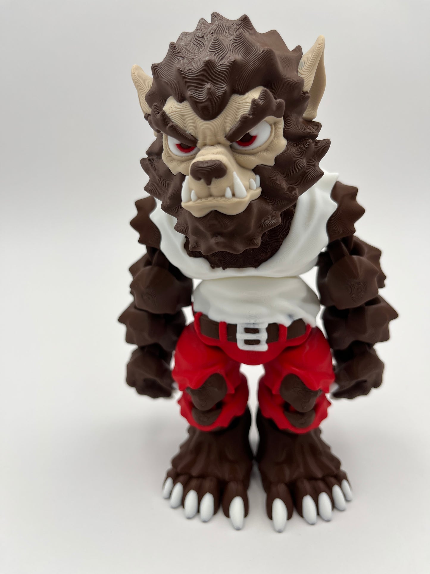 Werewolf Monster Figurine – Designer: Vunk Flexi 3D