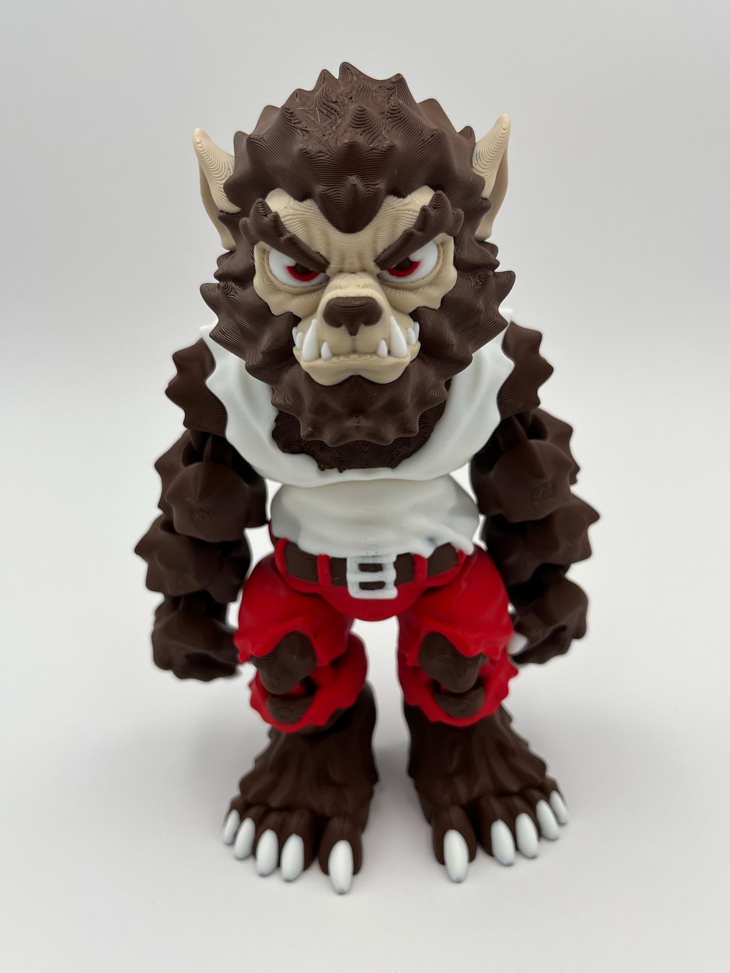 Werewolf Monster Figurine – Designer: Vunk Flexi 3D
