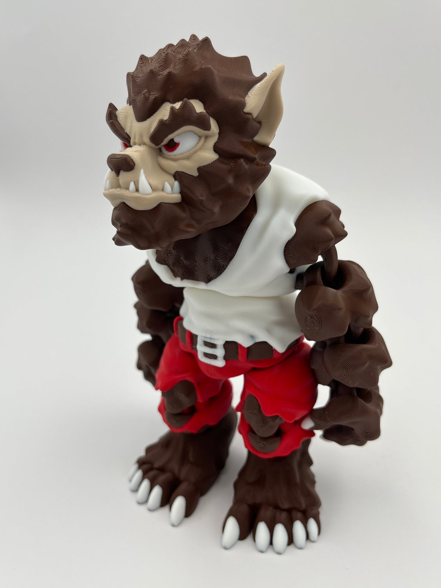 Werewolf Monster Figurine – Designer: Vunk Flexi 3D