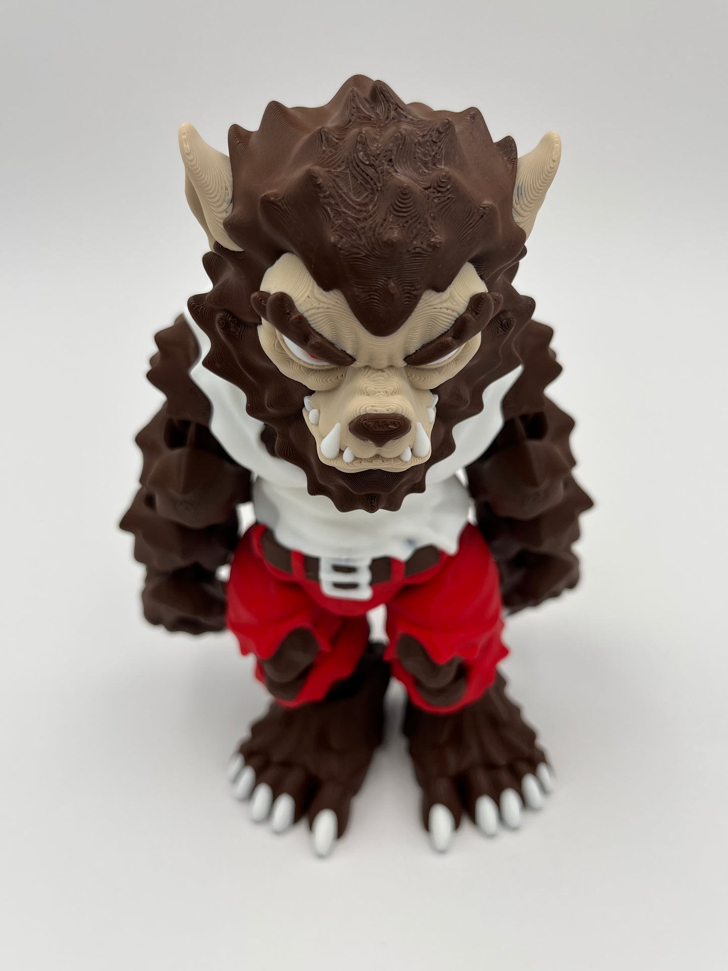 Werewolf Monster Figurine – Designer: Vunk Flexi 3D