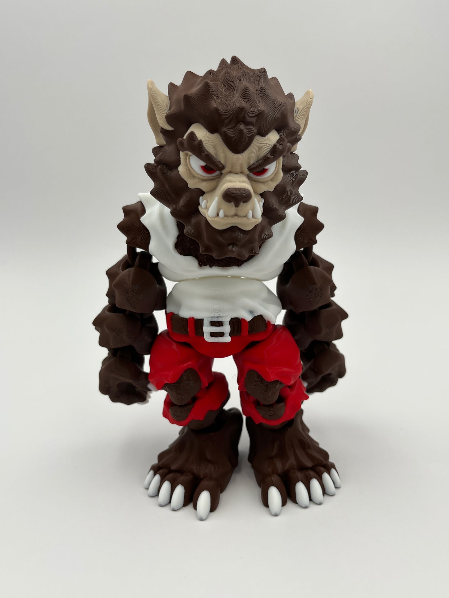 Werewolf Monster Figurine – Designer: Vunk Flexi 3D