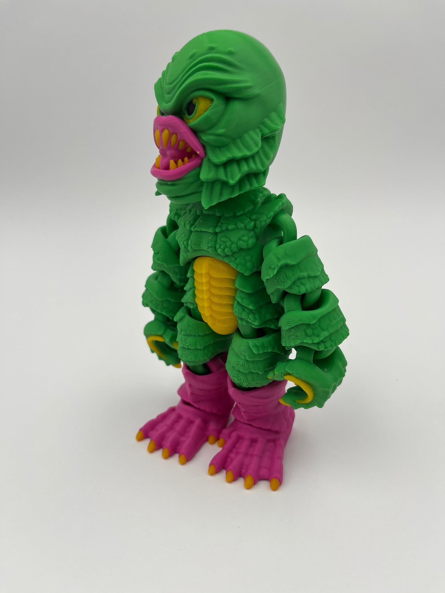 Halloween Fishman Roaring – Monster Figurine (Articulated)