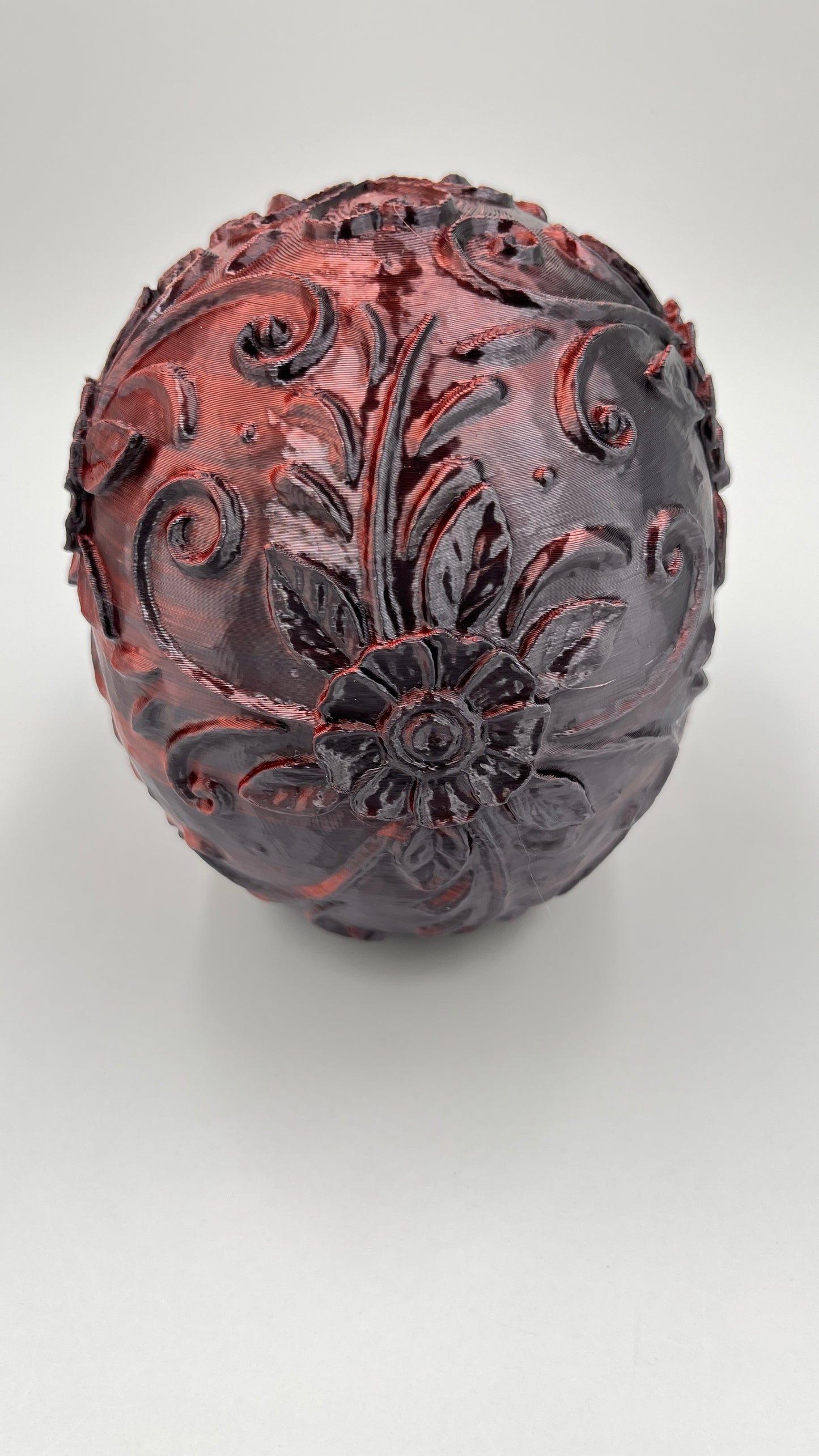 Skeleton Head Sculpture – Copper or Silver Silk Finish