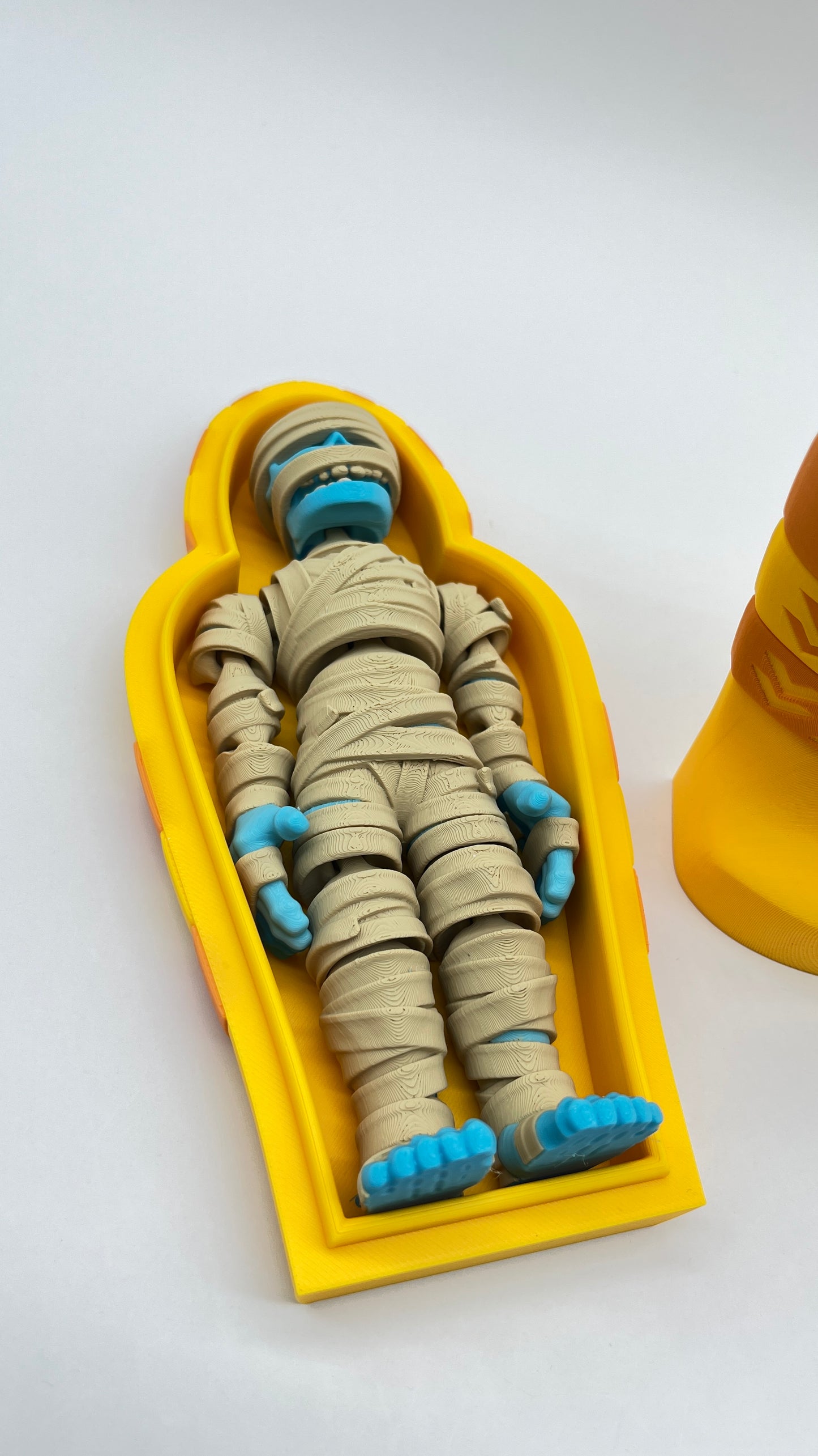 Flexi Factory Mummy with Sarcophagus – Poseable Figurine