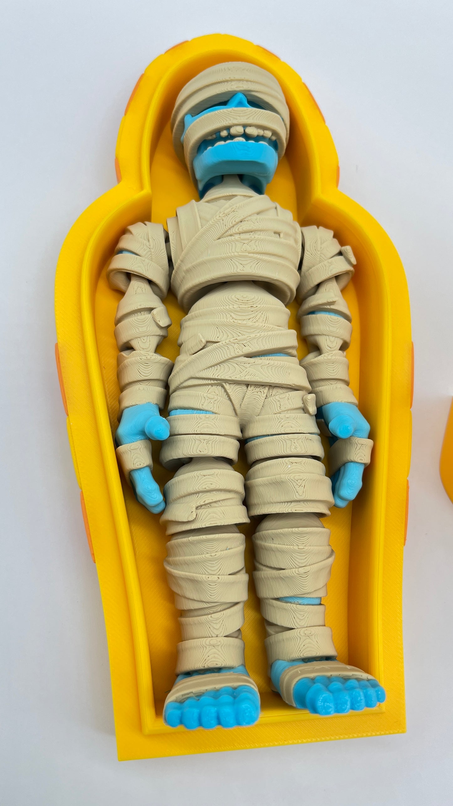 Flexi Factory Mummy with Sarcophagus – Poseable Figurine