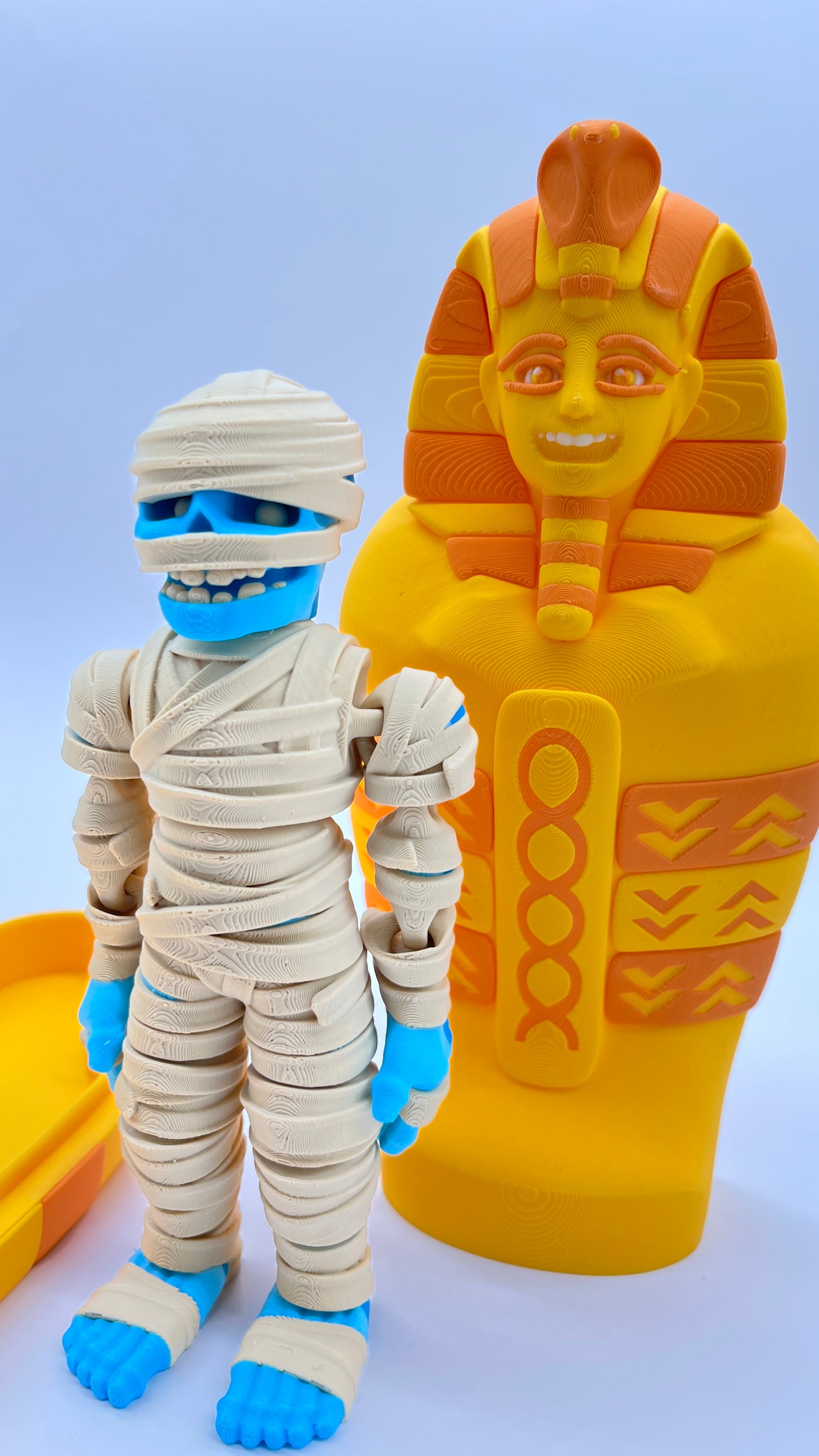 Flexi Factory Mummy with Sarcophagus – Poseable Figurine